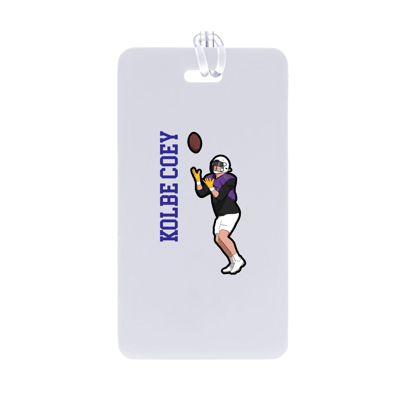 Bag Tag — Name Vertical in Classic