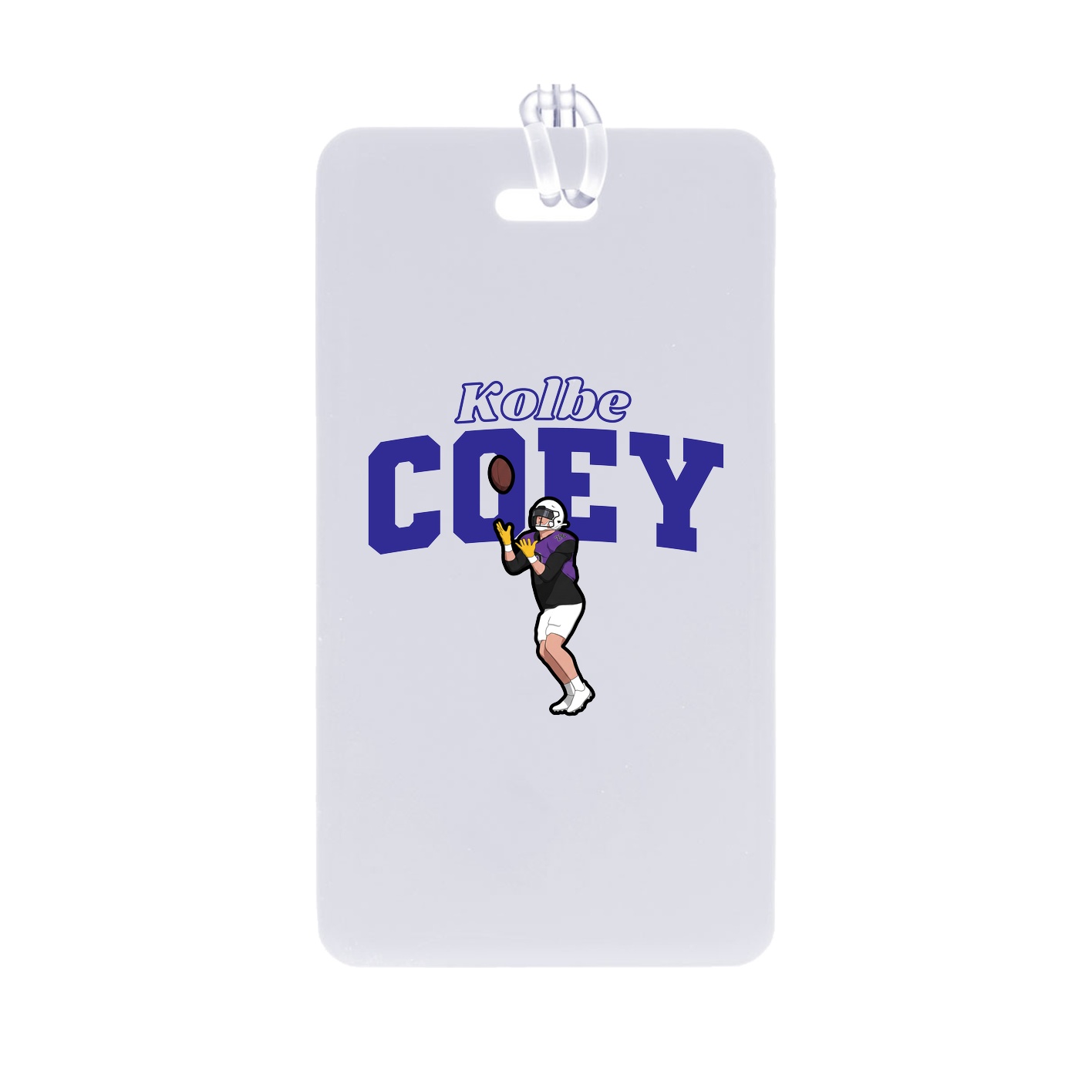 Bag Tag — Name Arch in Classic