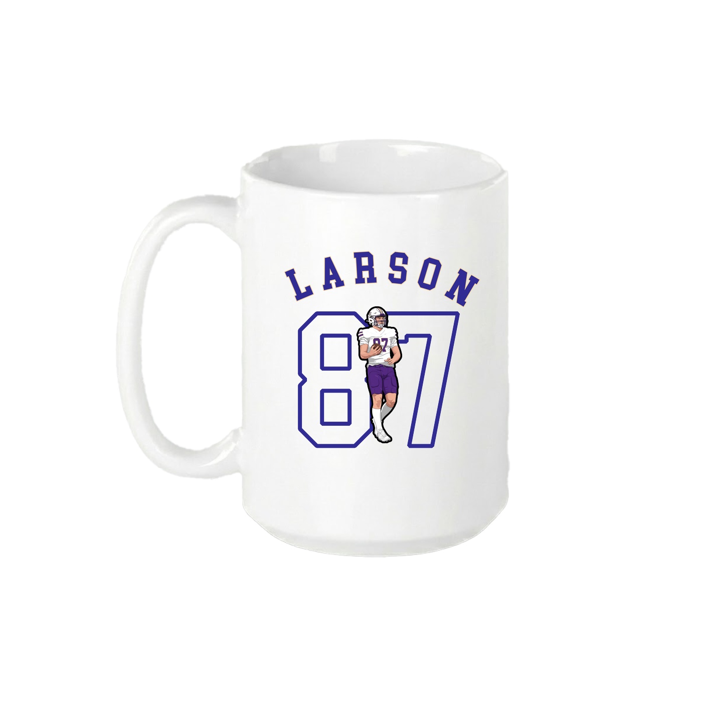 15oz Coffee Mug — Shirsey Arch in White