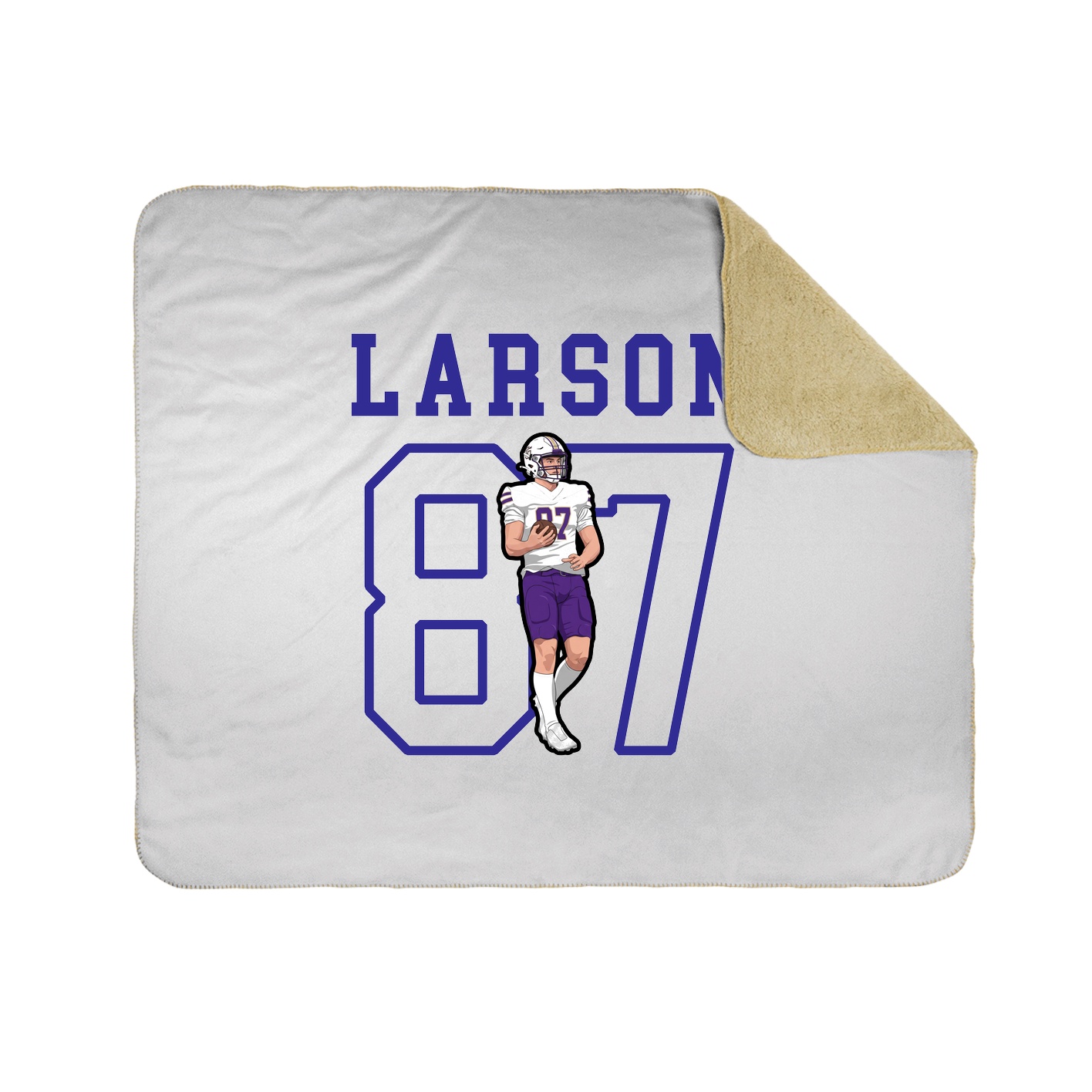 Throw Blanket — Shirsey in White