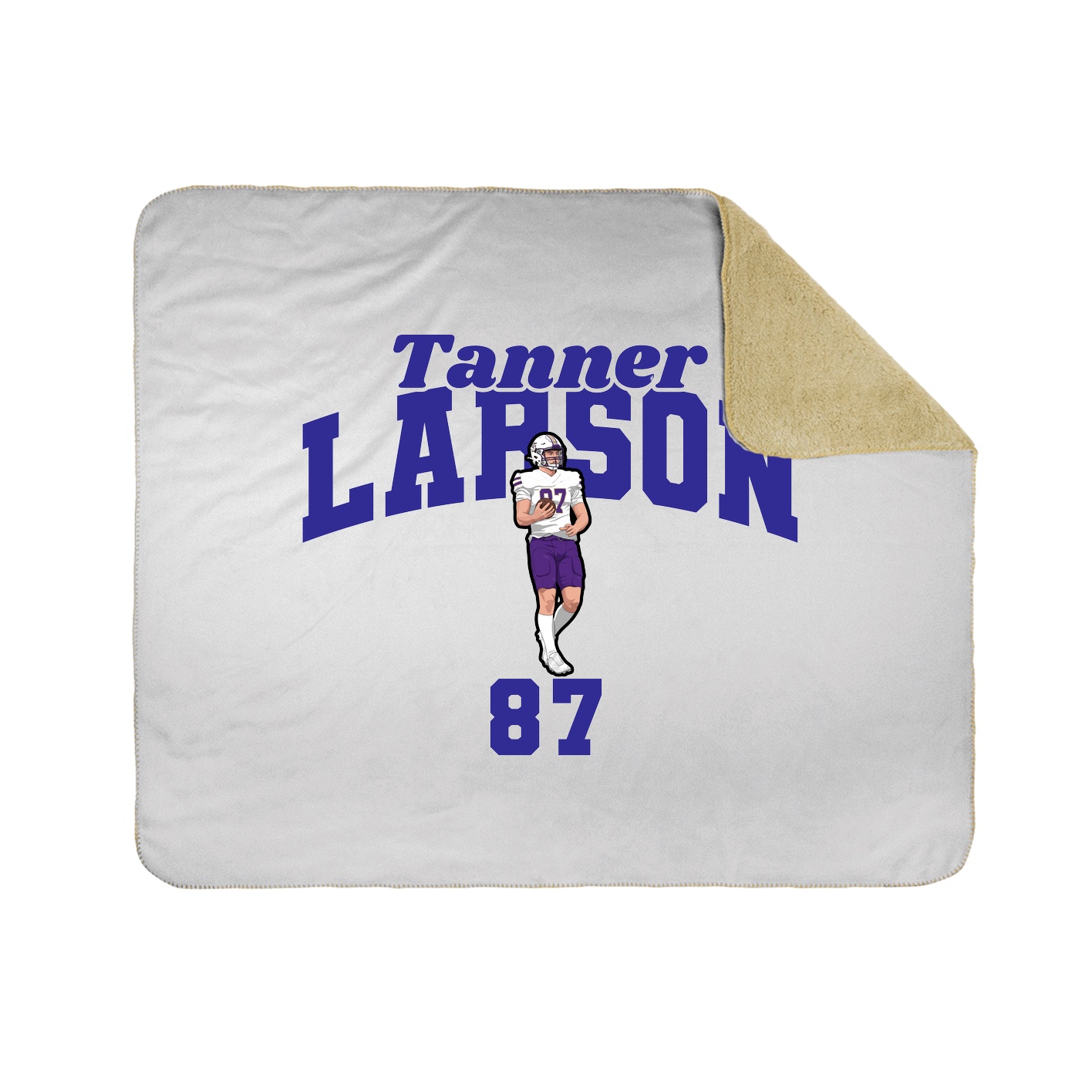 Throw Blanket — Signature Arch in White
