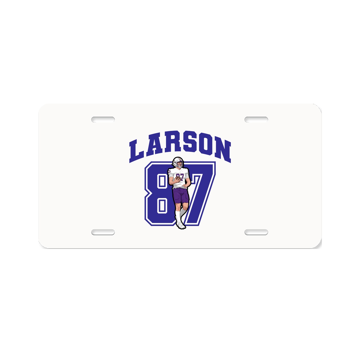 License Plate — Number in Classic