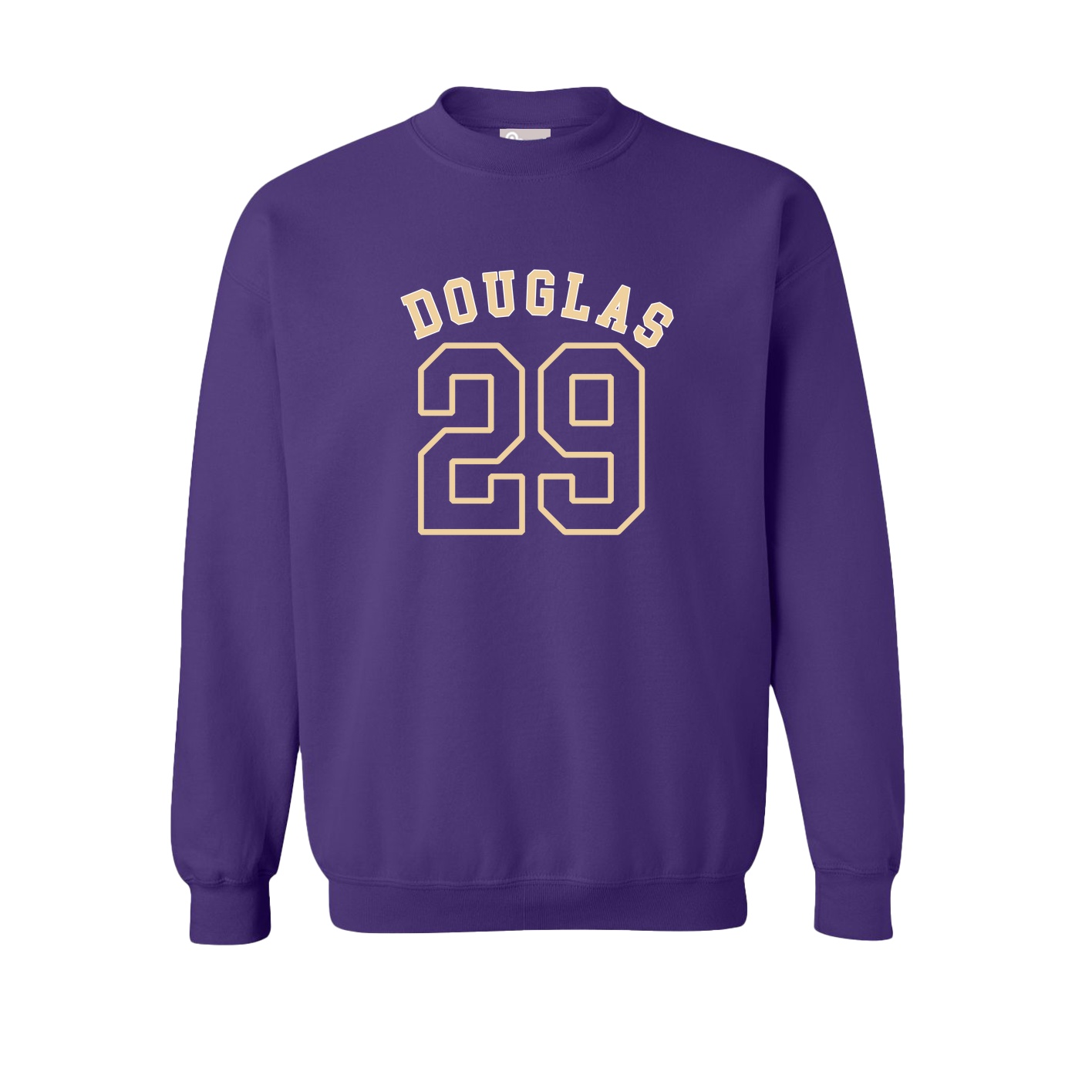 Fleece Crew — Shirsey Arch in Purple