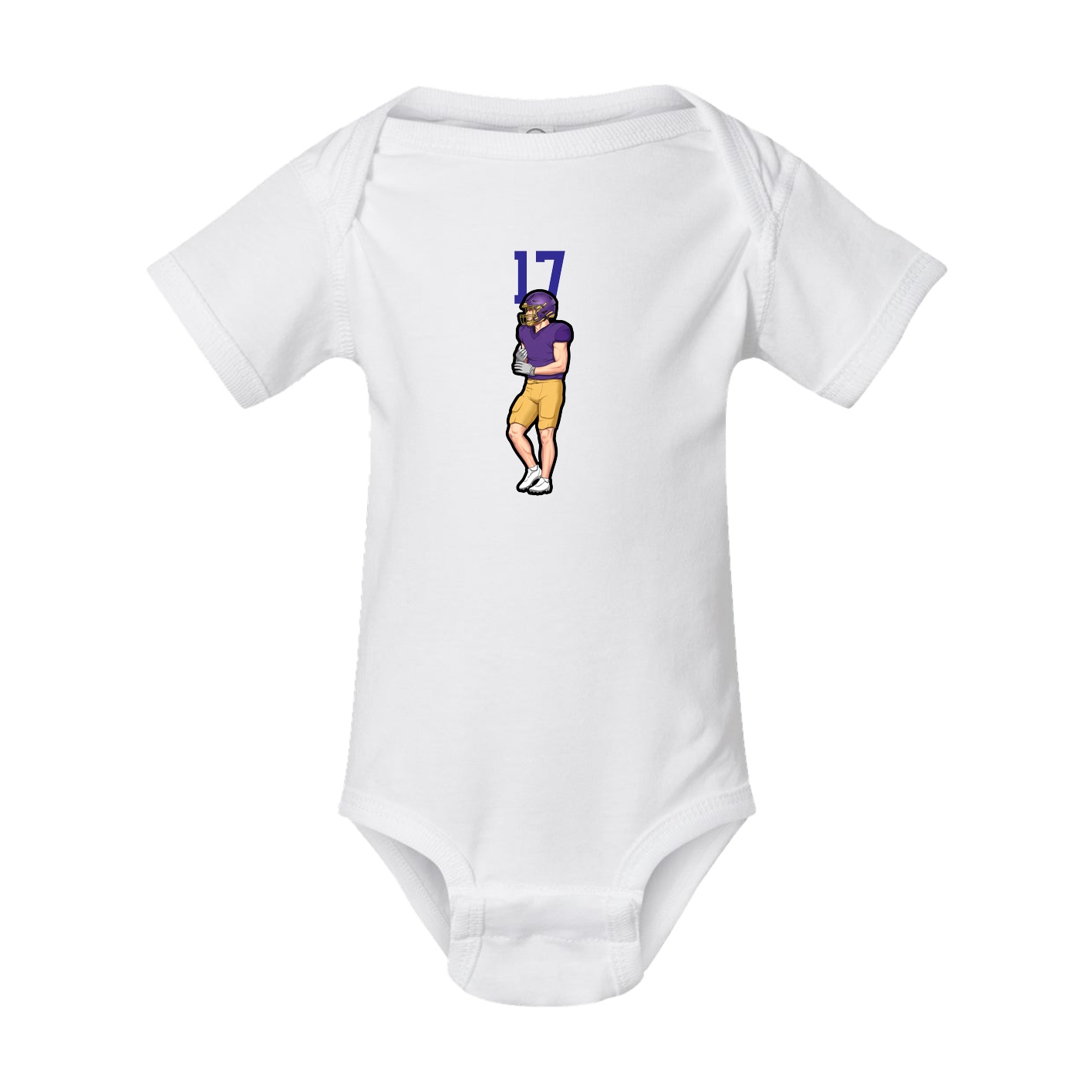 Baby Onesie — Number Top in White