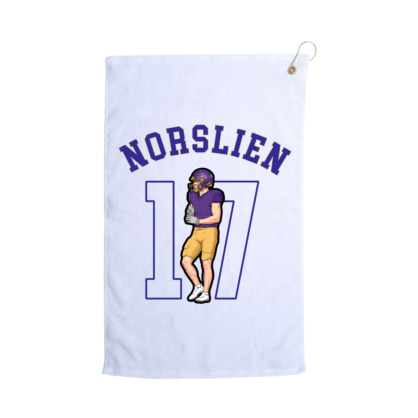 Golf Towel — Shirsey Arch in White
