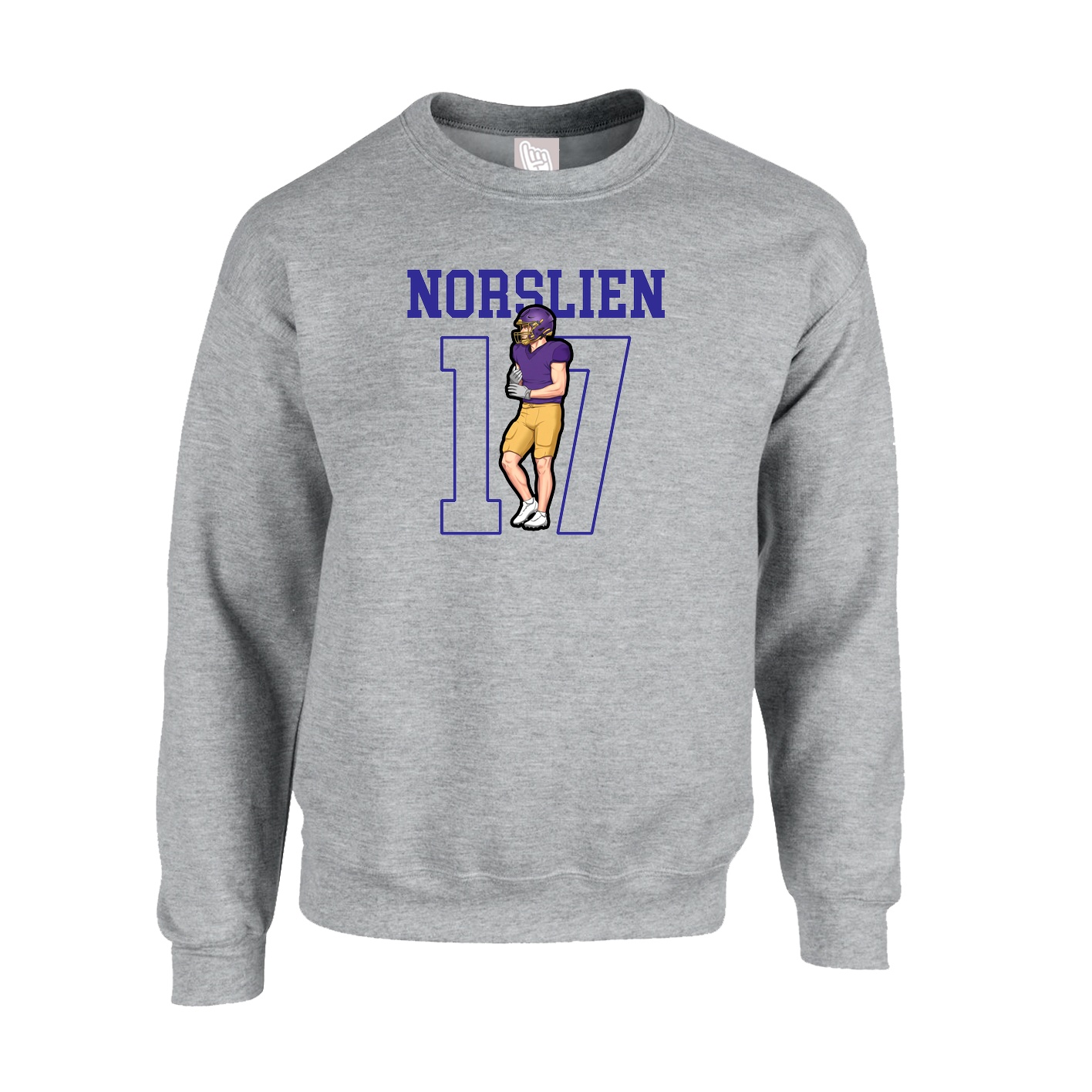 Fleece Crew — Shirsey in Grey