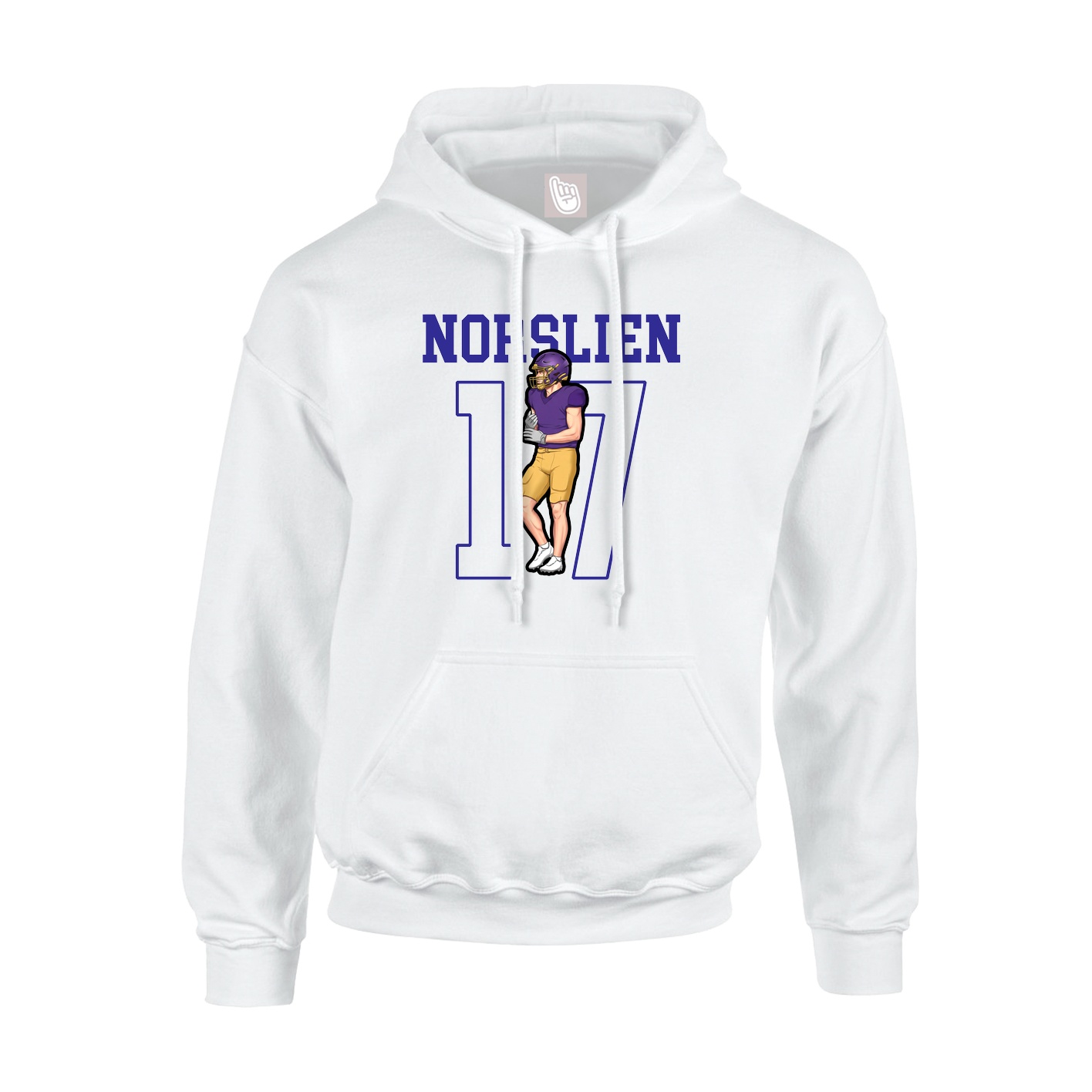 Youth Hoodie — Shirsey in White