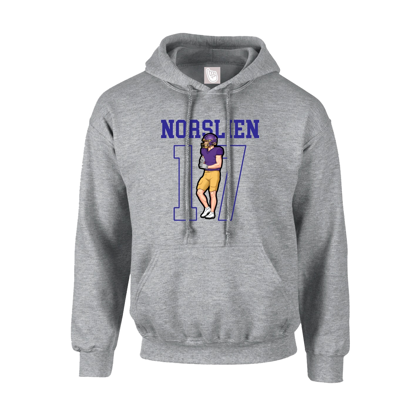 Youth Hoodie — Shirsey in Grey