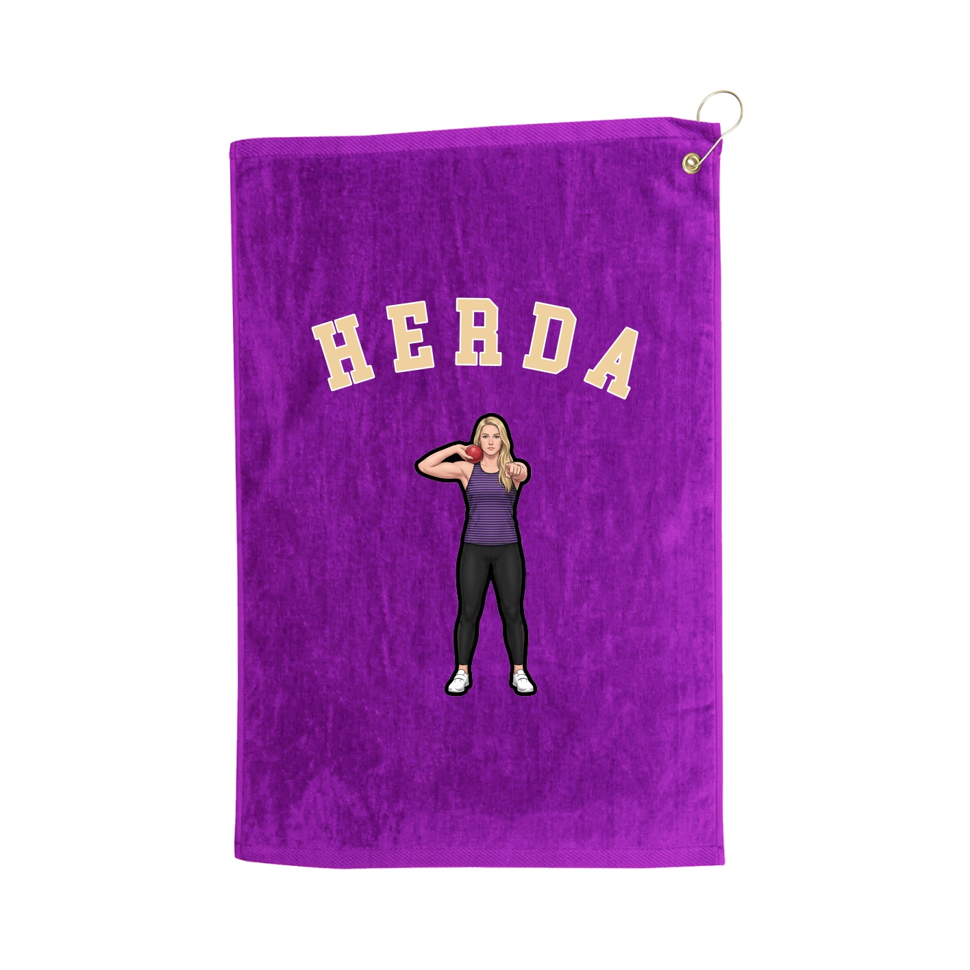 Golf Towel — Shirsey Arch in Purple