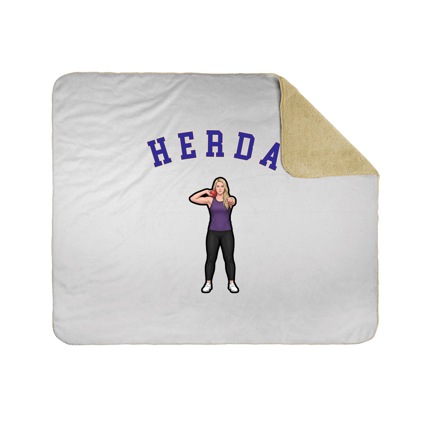 Throw Blanket — Shirsey Arch in White
