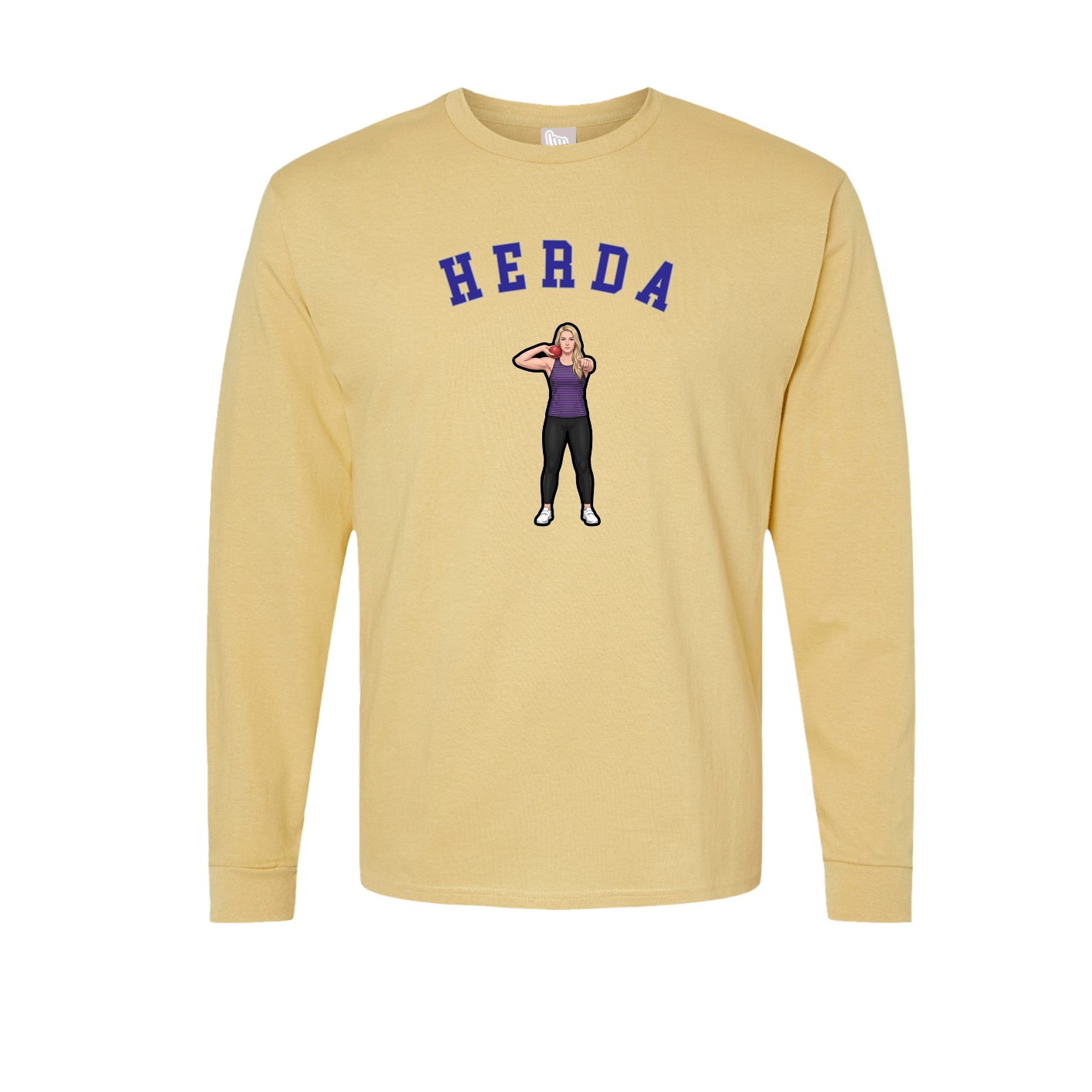 Long Sleeve Tee — Shirsey Arch in Vegas Gold