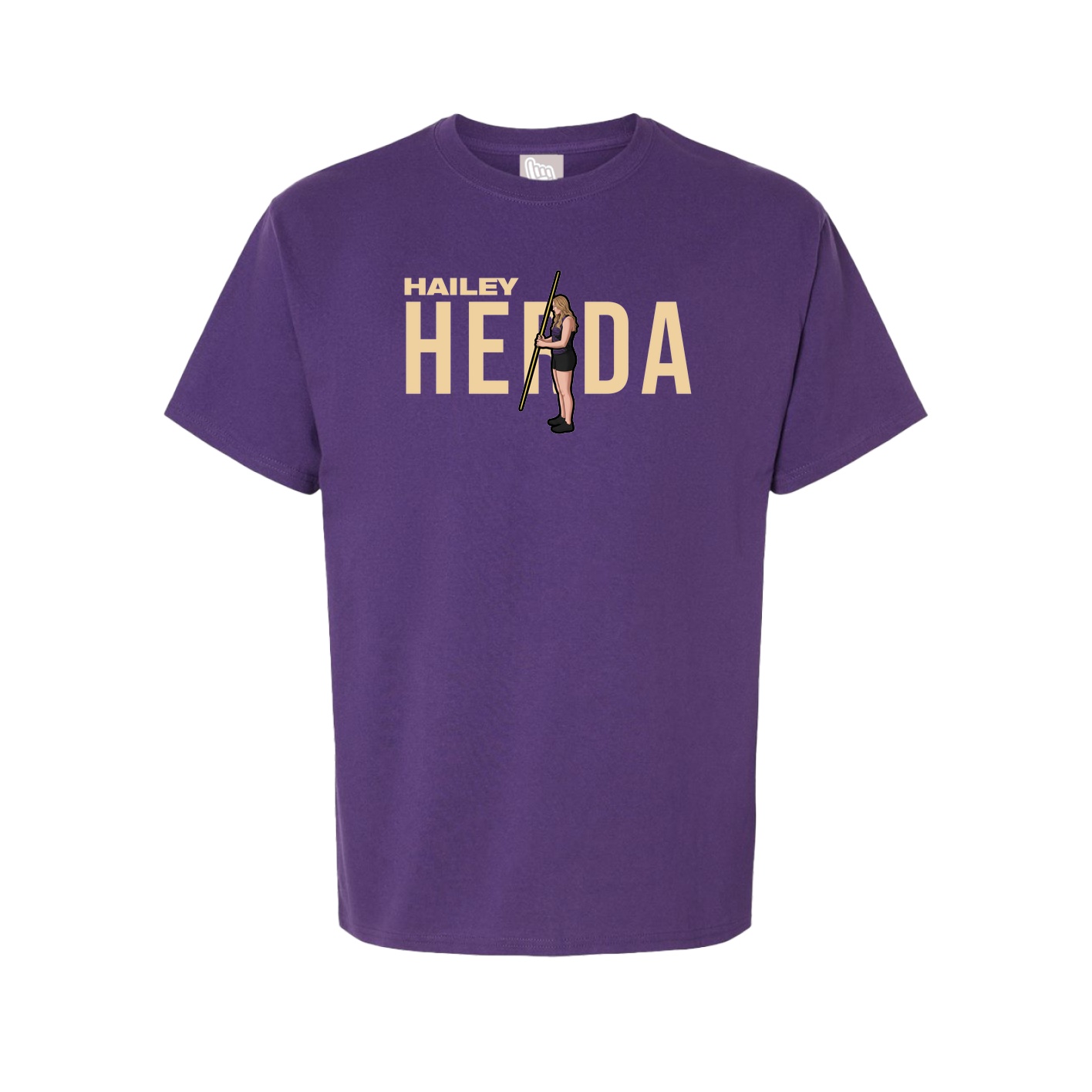 Youth Tee — Player Name in Purple