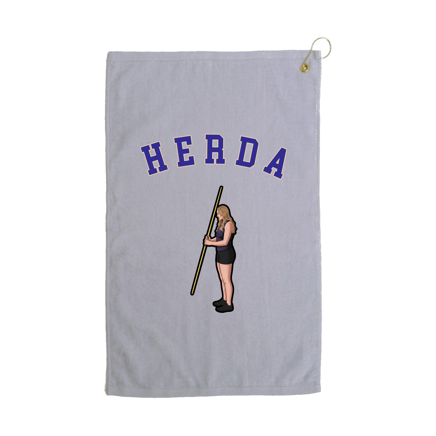 Golf Towel — Shirsey Arch in Grey