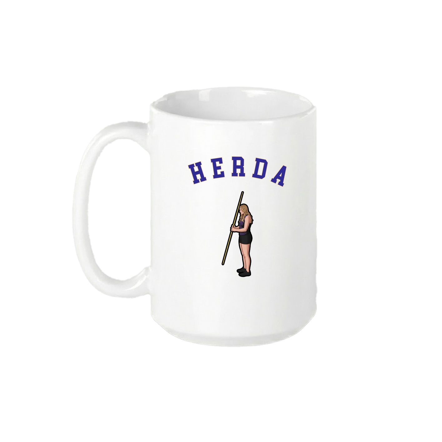 15oz Coffee Mug — Shirsey Arch in White