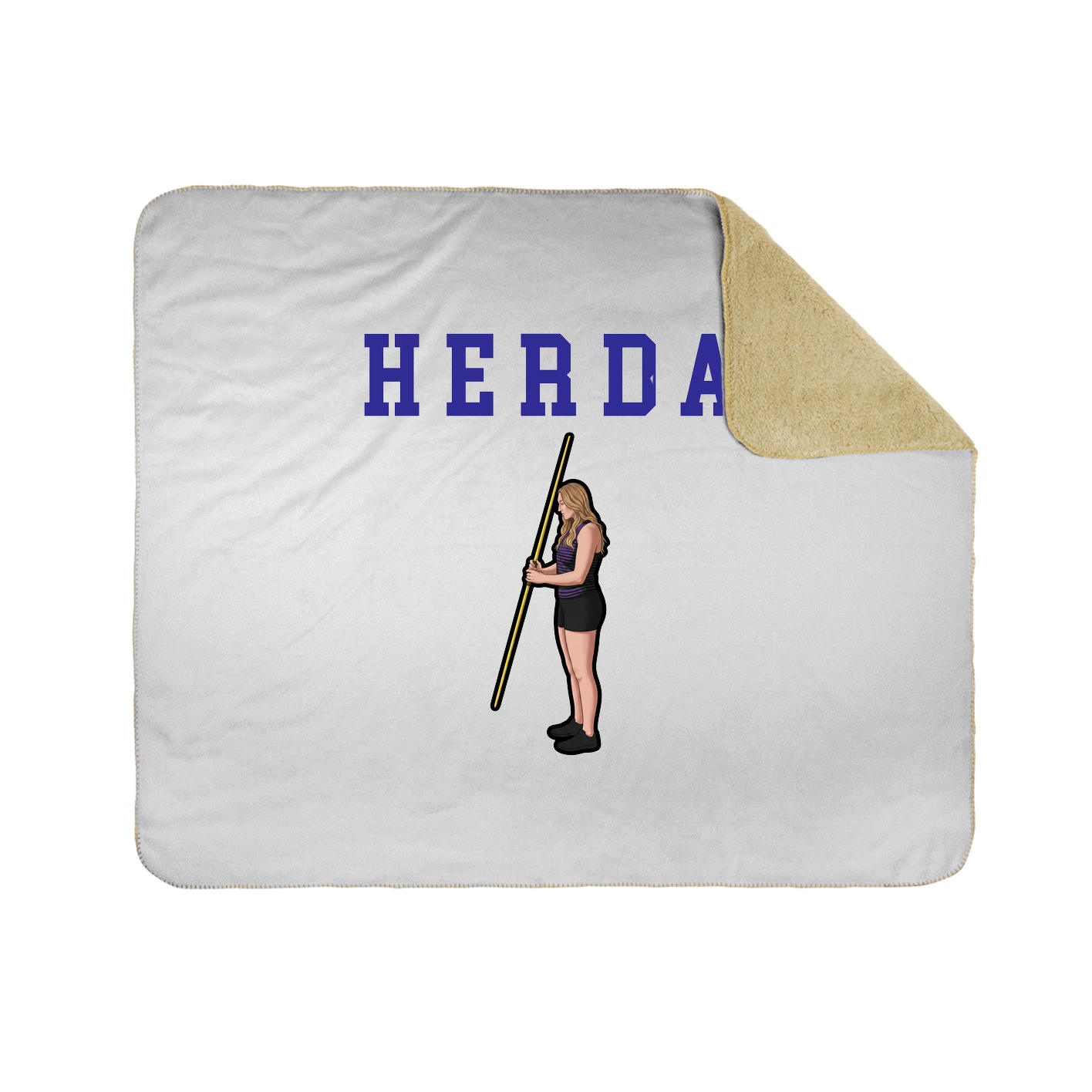 Throw Blanket — Shirsey in White