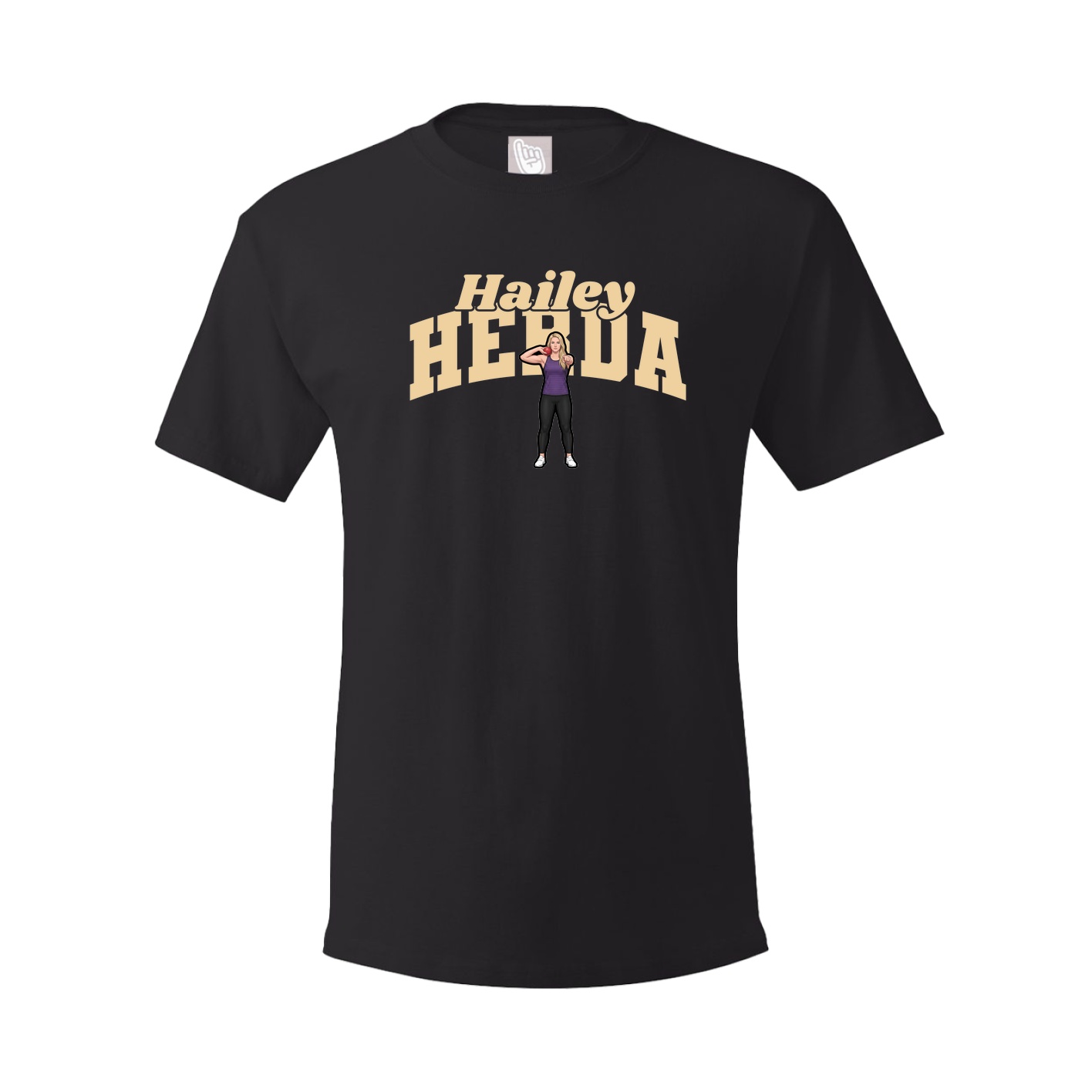 Tee — Signature Arch in Black