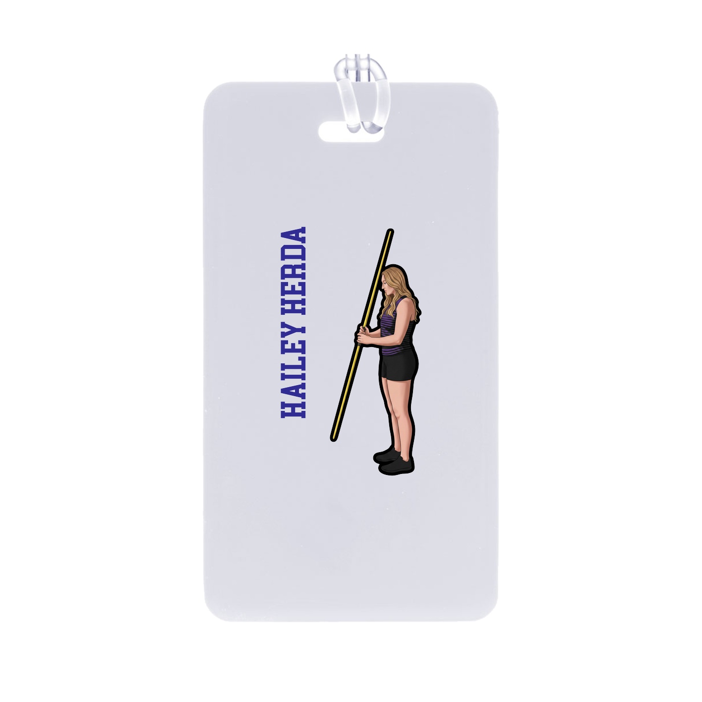 Bag Tag — Name Vertical in Classic
