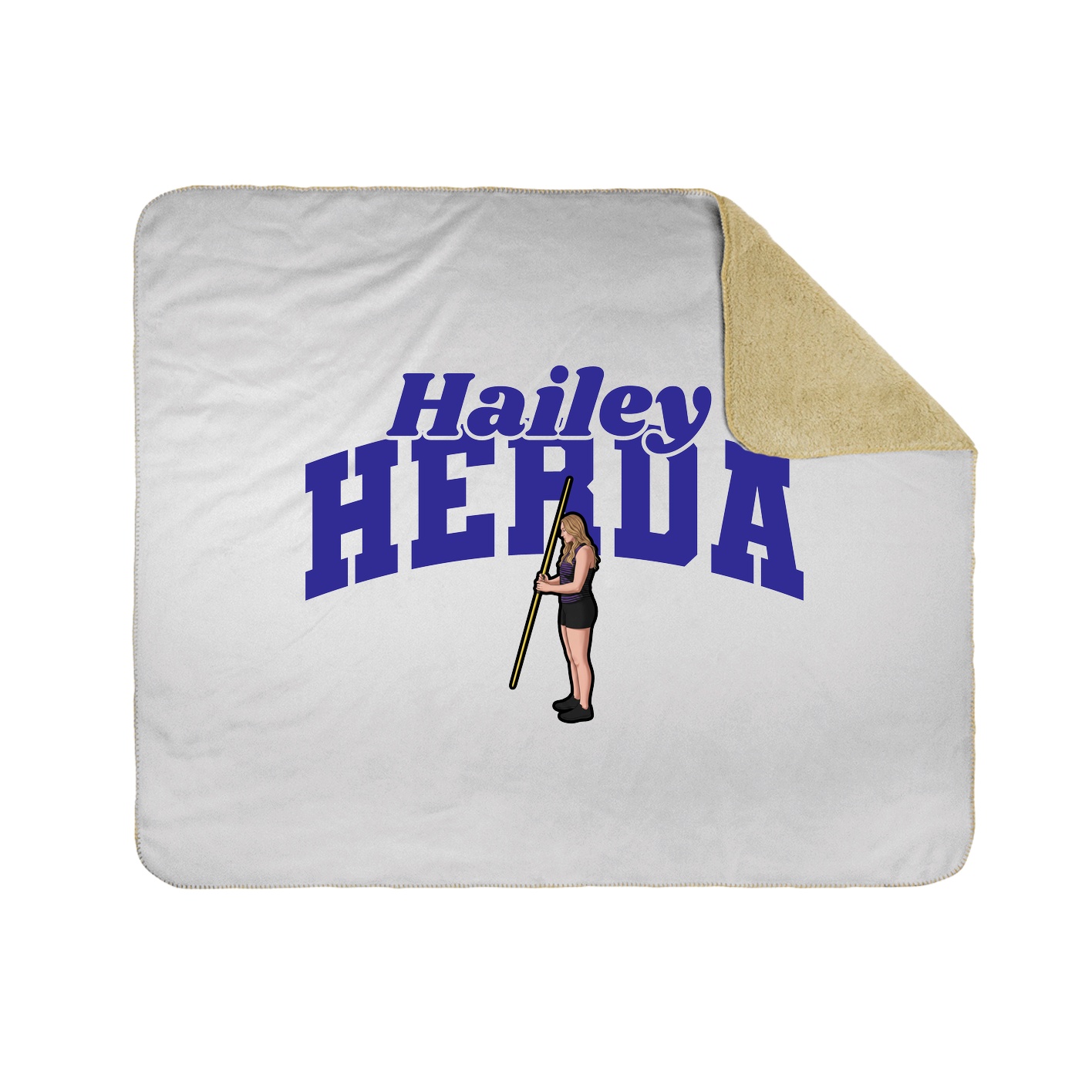Throw Blanket — Signature Arch in White