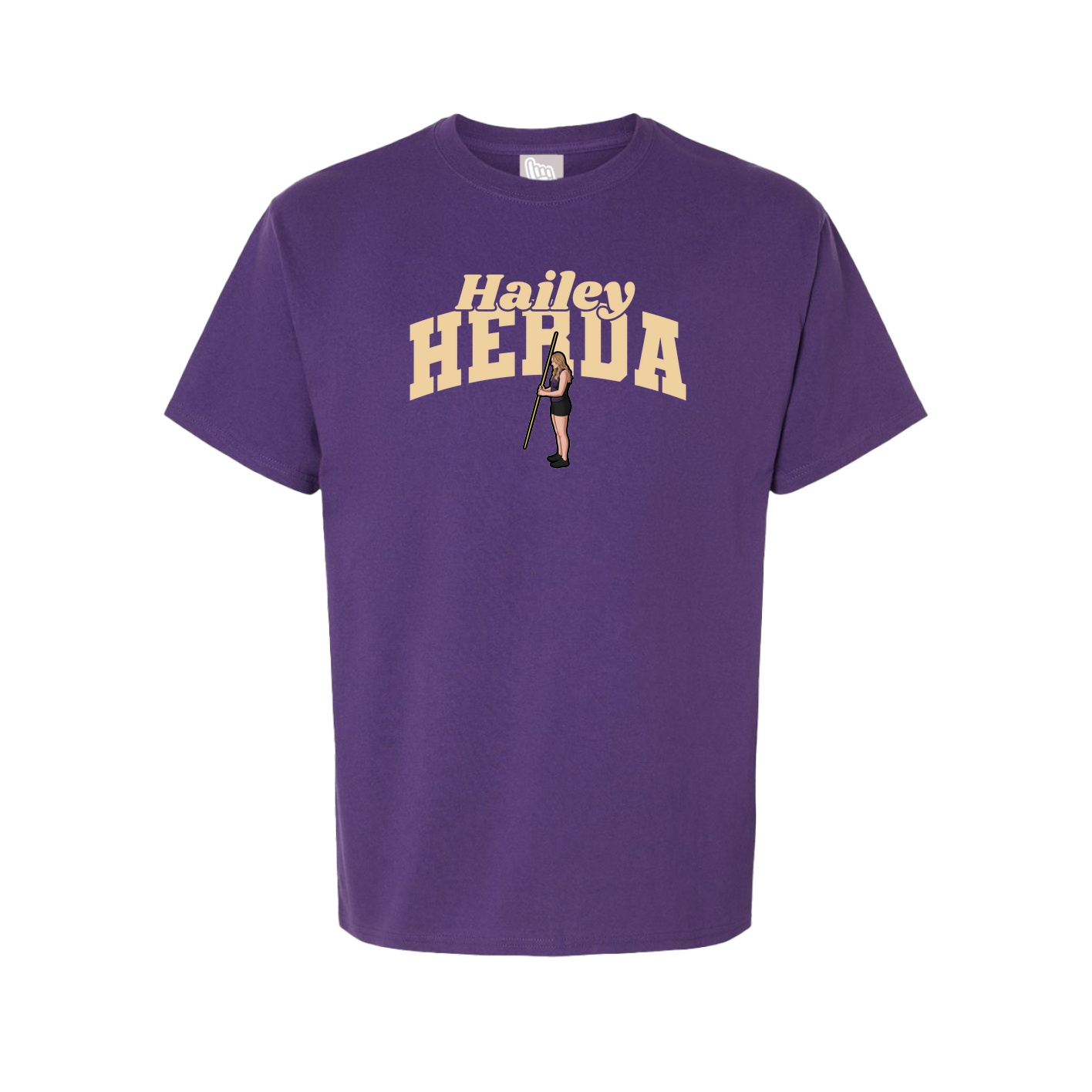 Tee — Signature Arch in Purple