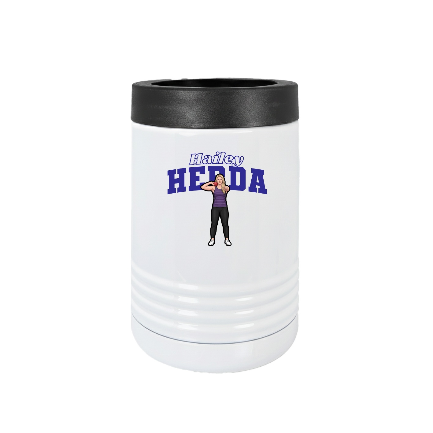 Beverage Holder — Name Arch in White
