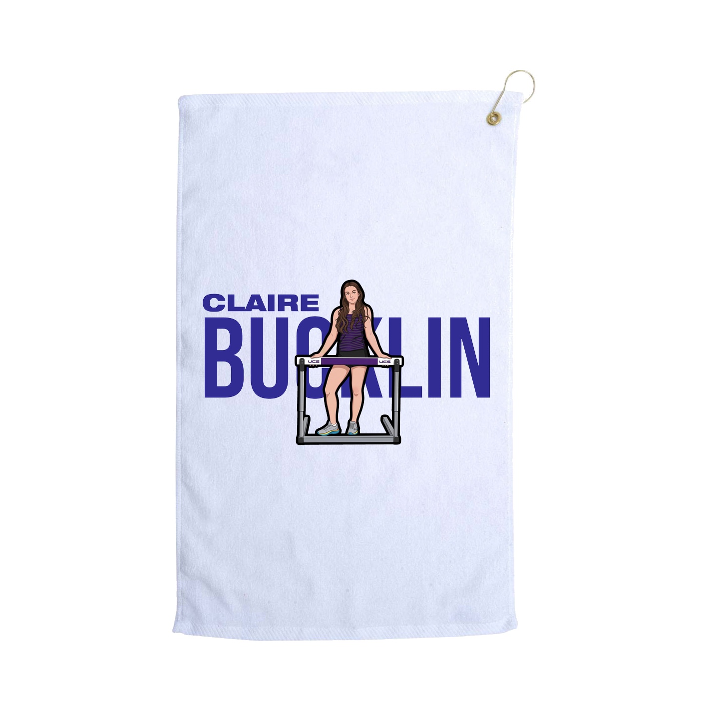 Golf Towel — Player Name in White