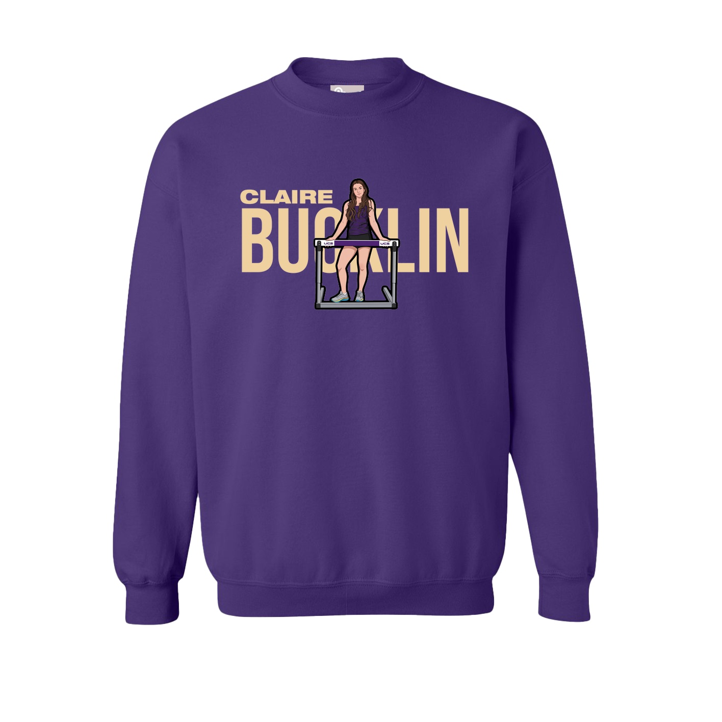 Fleece Crew — Player Name in Purple