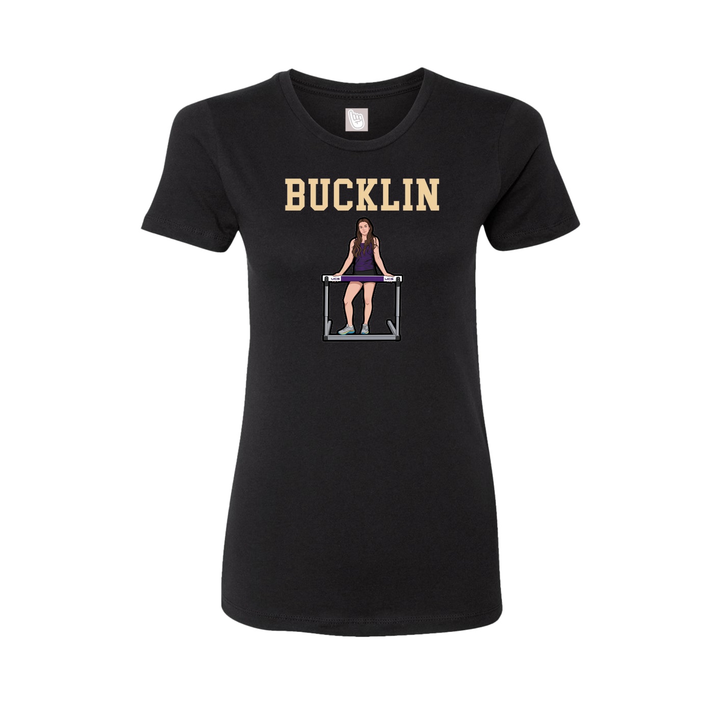 Fitted Women's Tee — Shirsey in Black