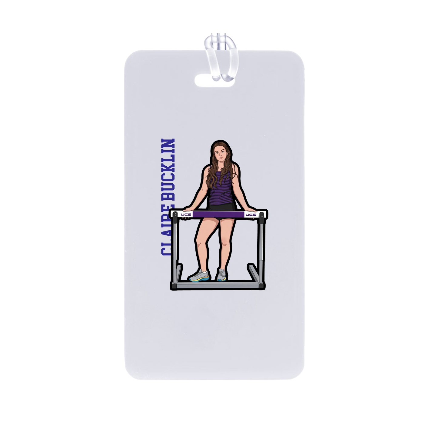 Bag Tag — Name Vertical in Classic