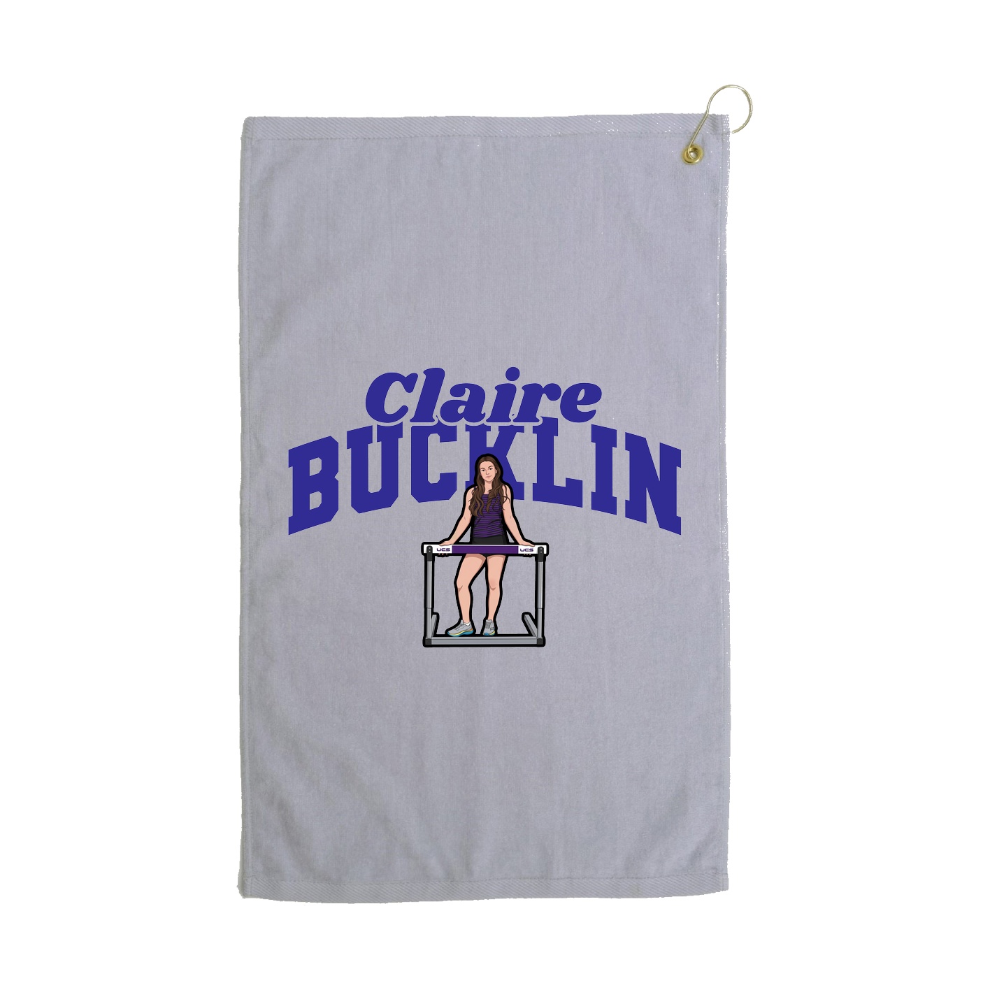Golf Towel — Signature Arch in Grey
