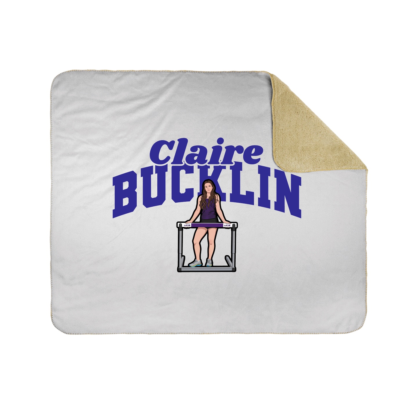 Throw Blanket — Signature Arch in White
