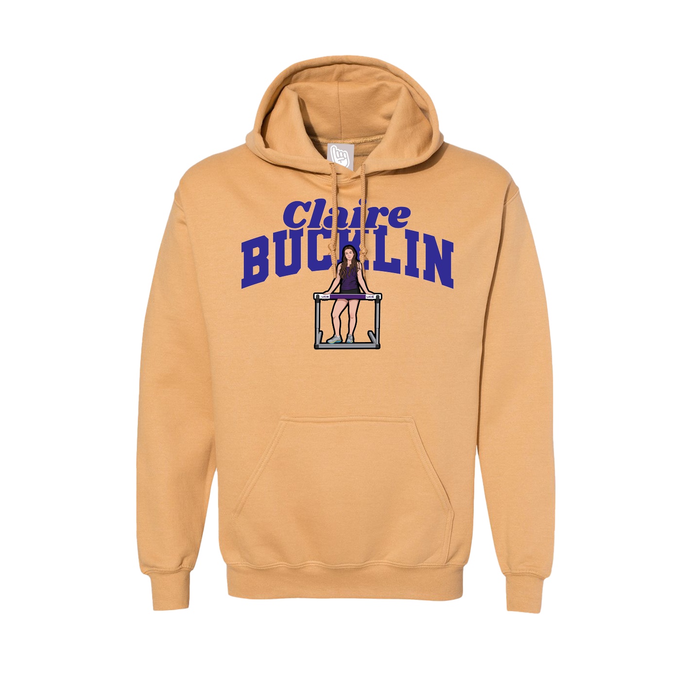 Hoodie — Signature Arch in Vegas Gold