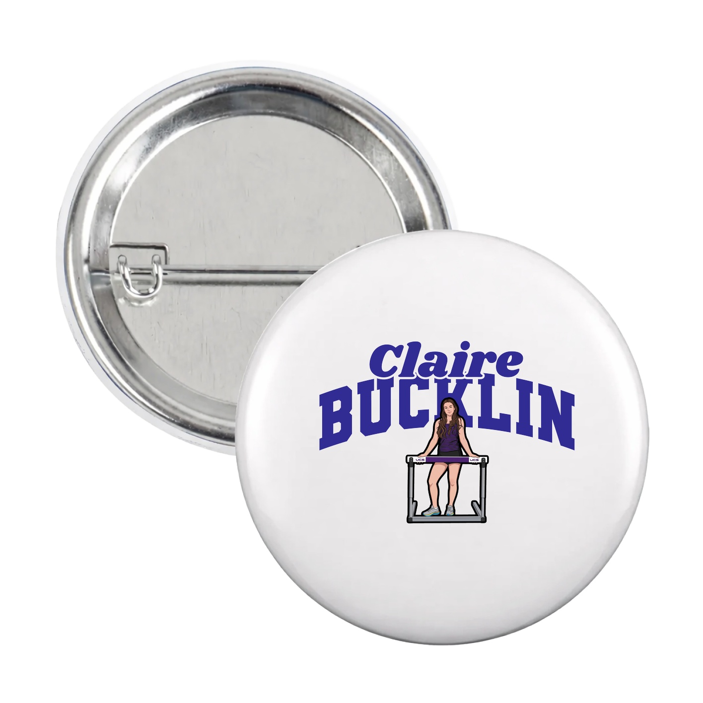 Game Day Button — Signature Arch in White