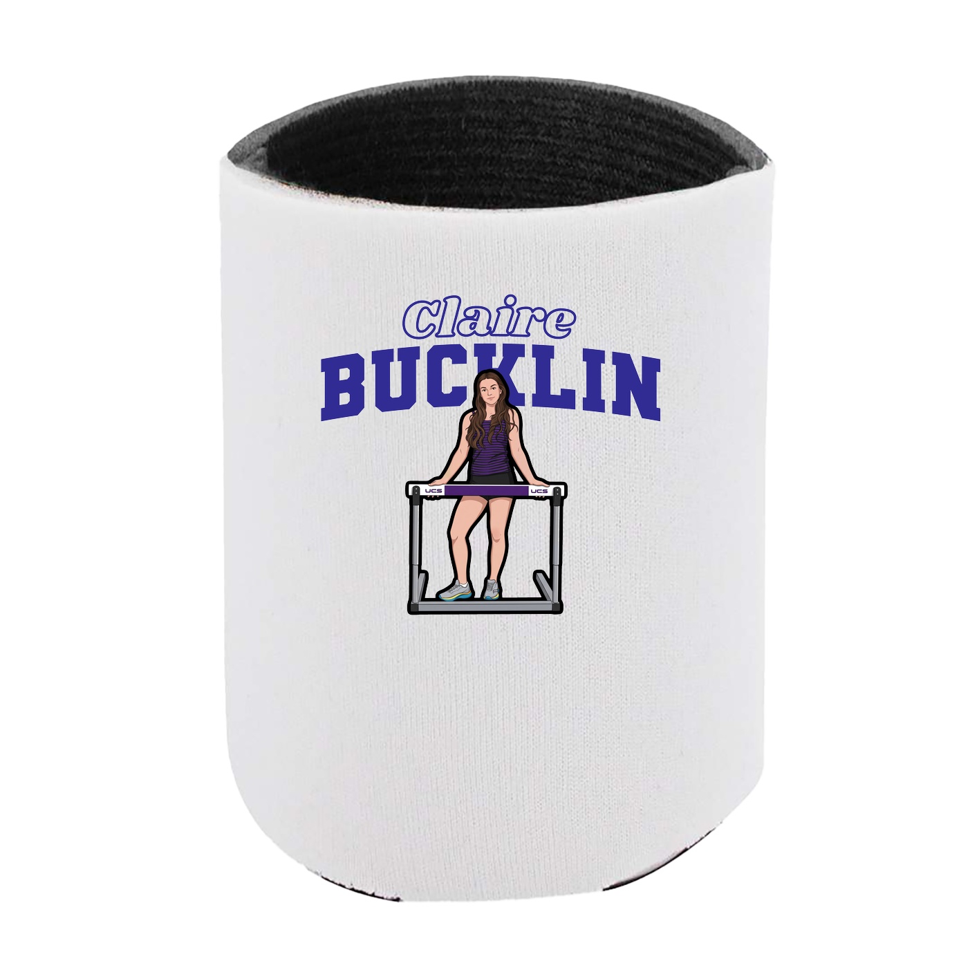 Can Holder — Name Arch in White