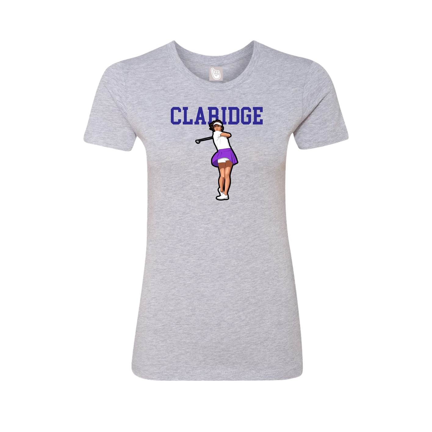 Fitted Women's Tee — Shirsey in Grey