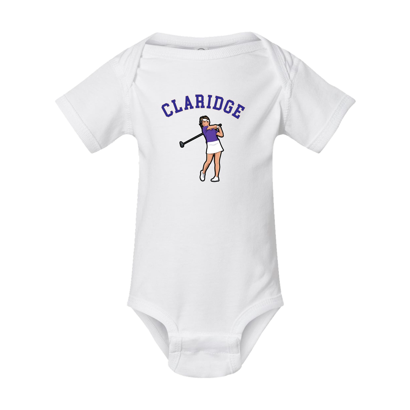 Baby Onesie — Shirsey Arch in White