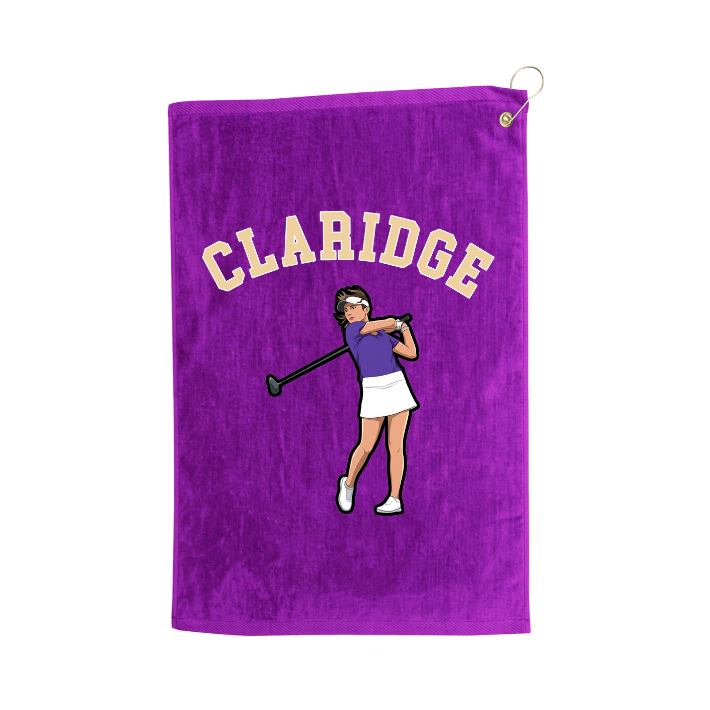 Golf Towel — Shirsey Arch in Purple