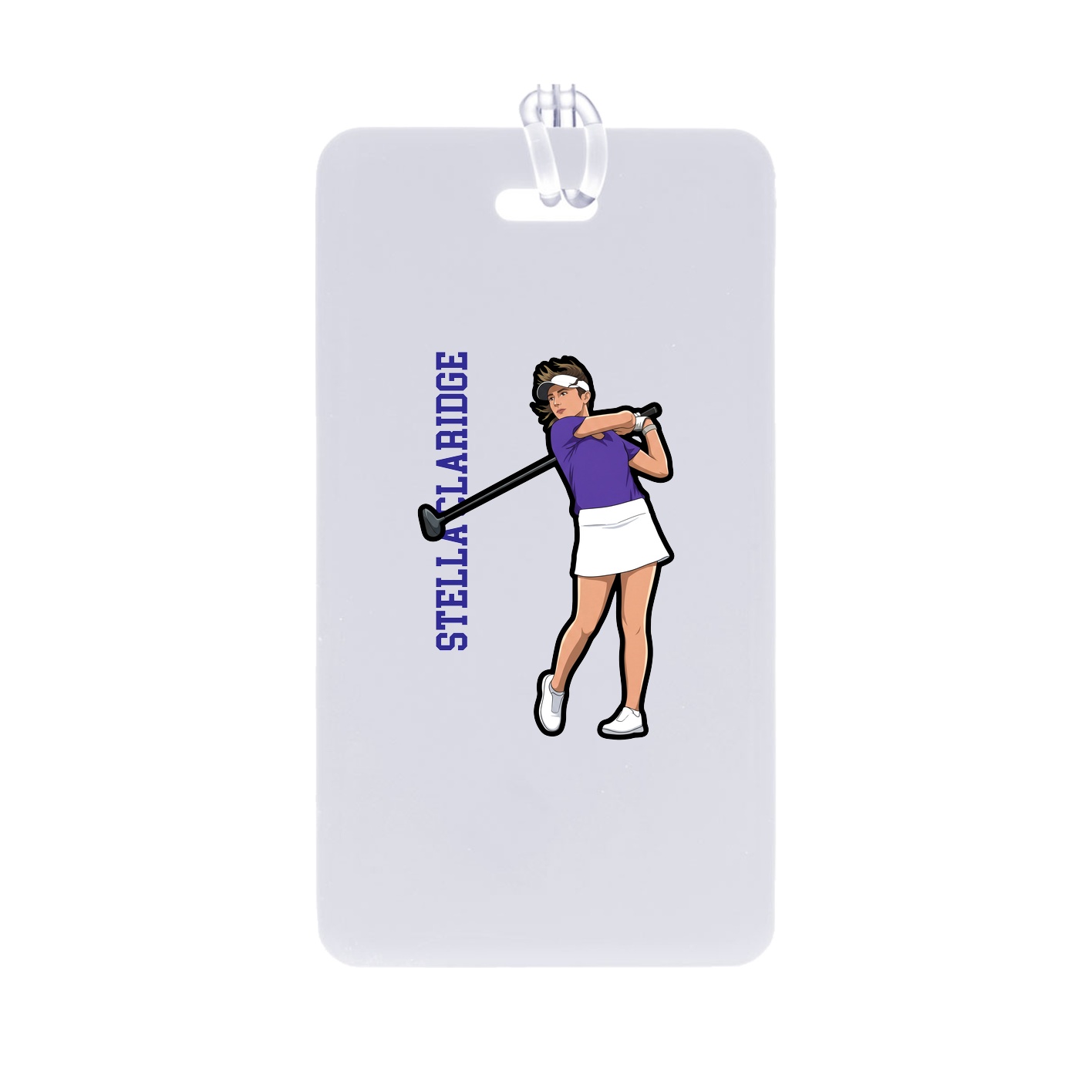 Bag Tag — Name Vertical in Classic