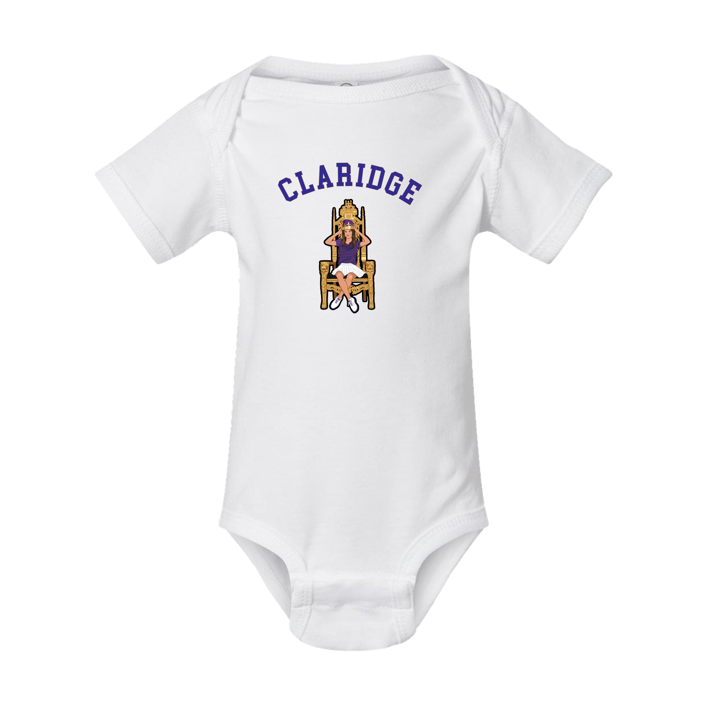 Baby Onesie — Shirsey Arch in White