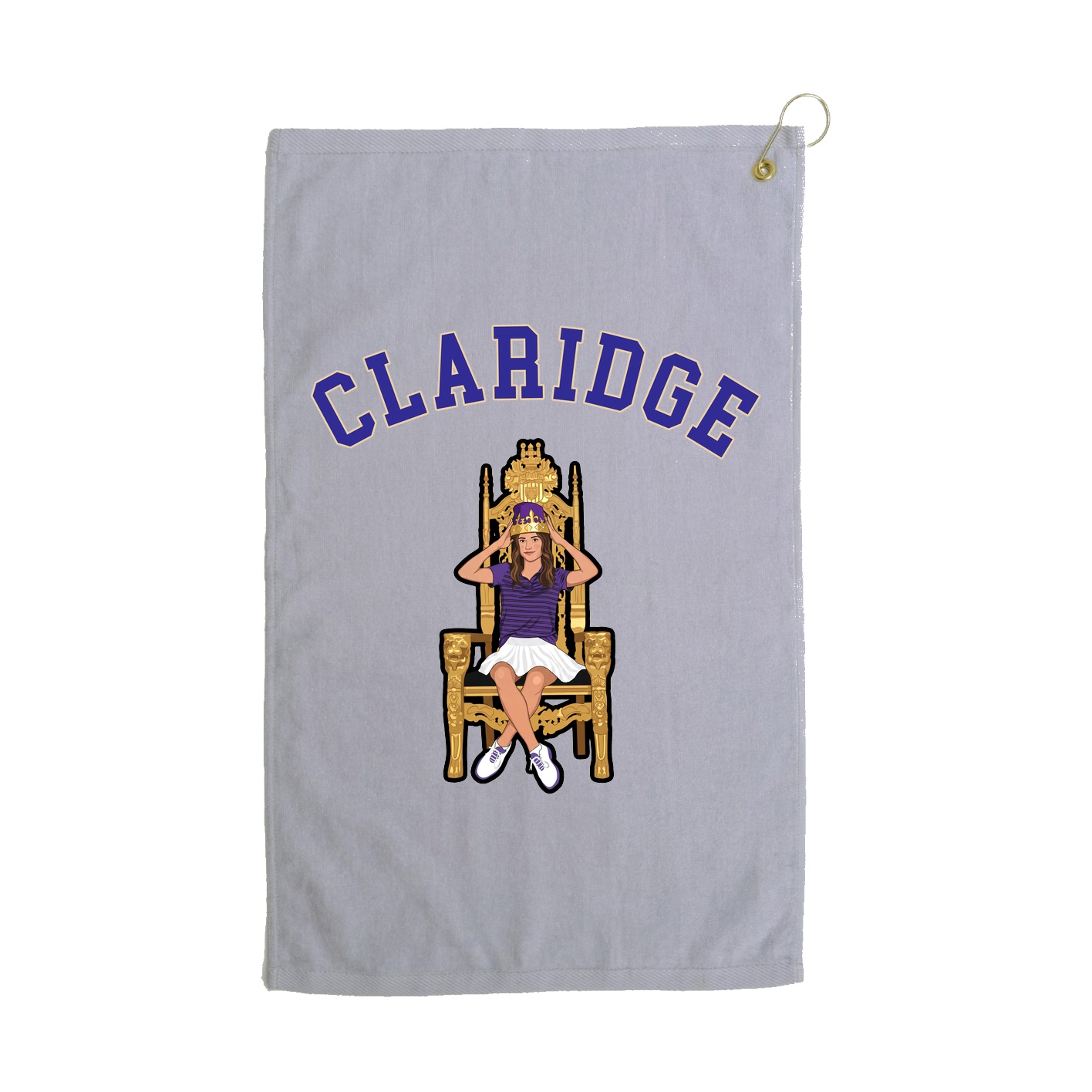 Golf Towel — Shirsey Arch in Grey