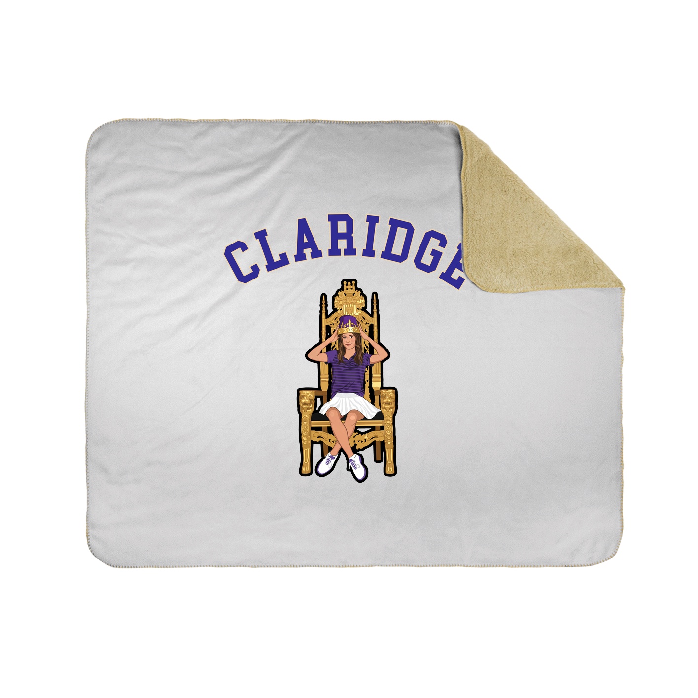 Throw Blanket — Shirsey Arch in White