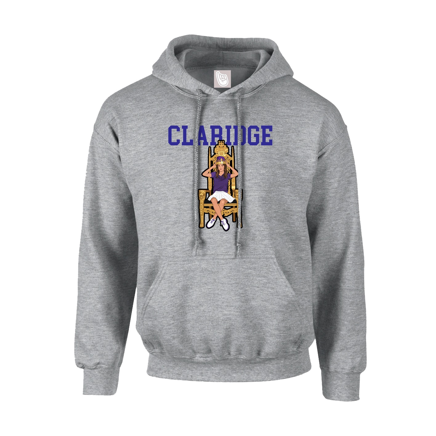Hoodie — Shirsey in Grey