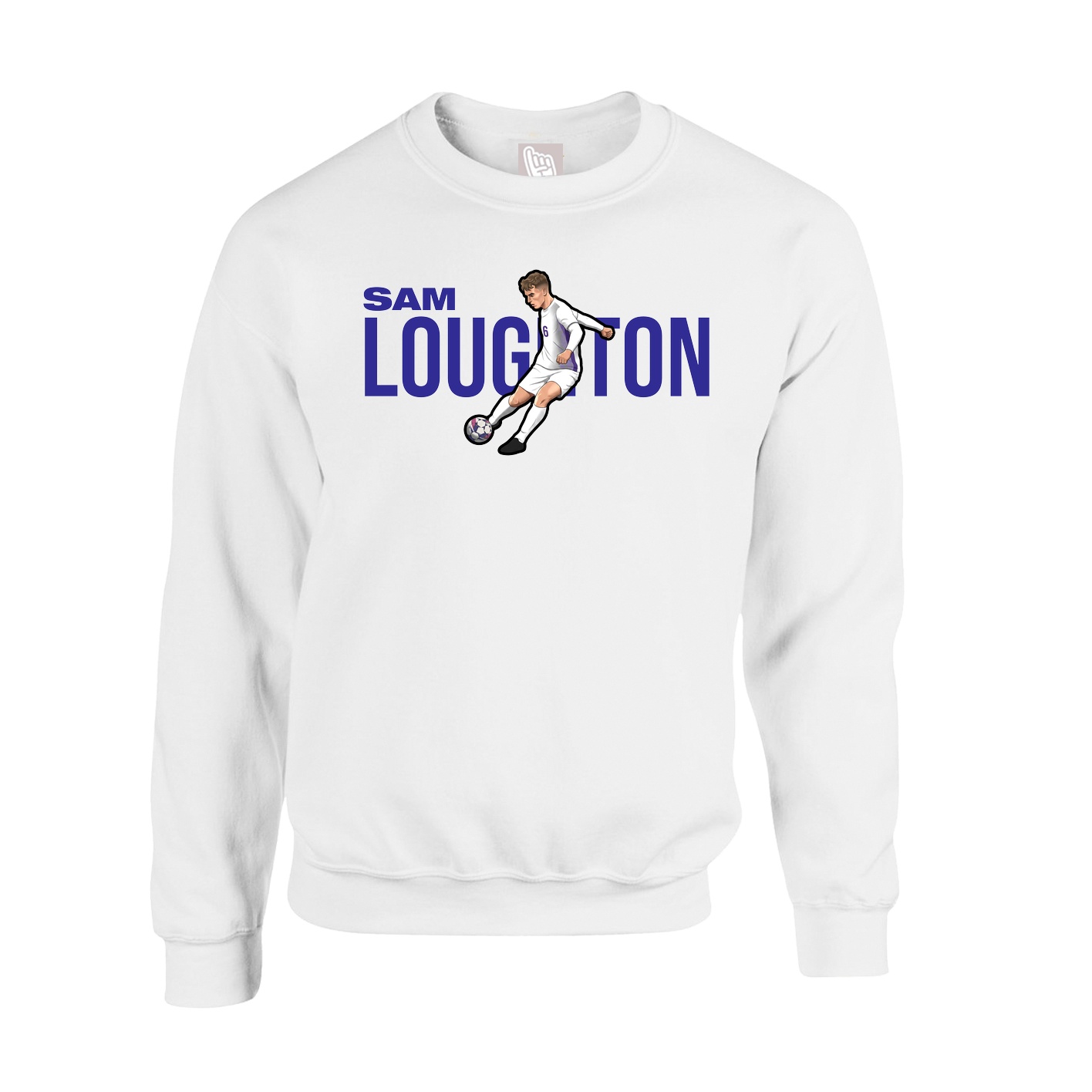 Fleece Crew — Player Name in White