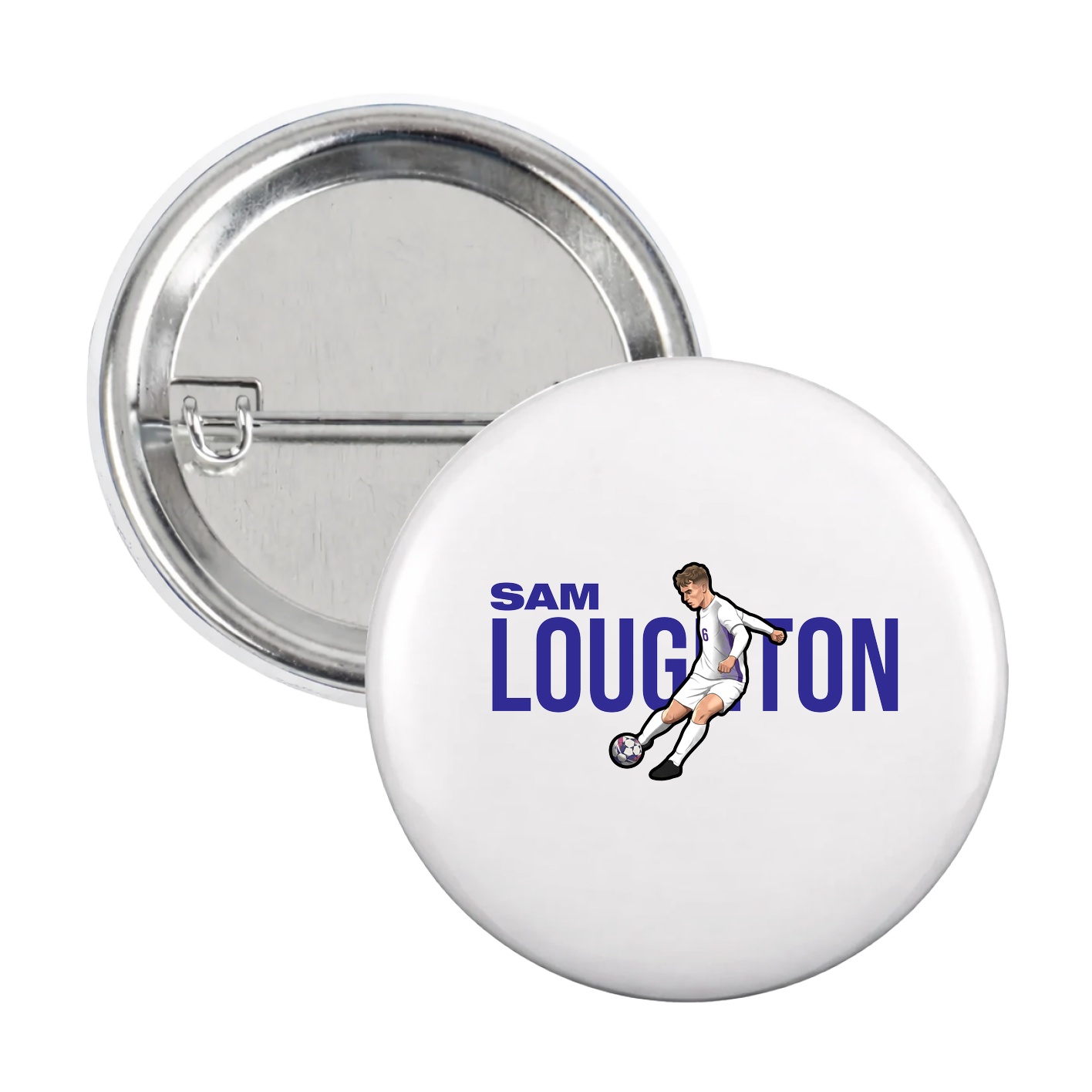 Game Day Button — Player Name in White