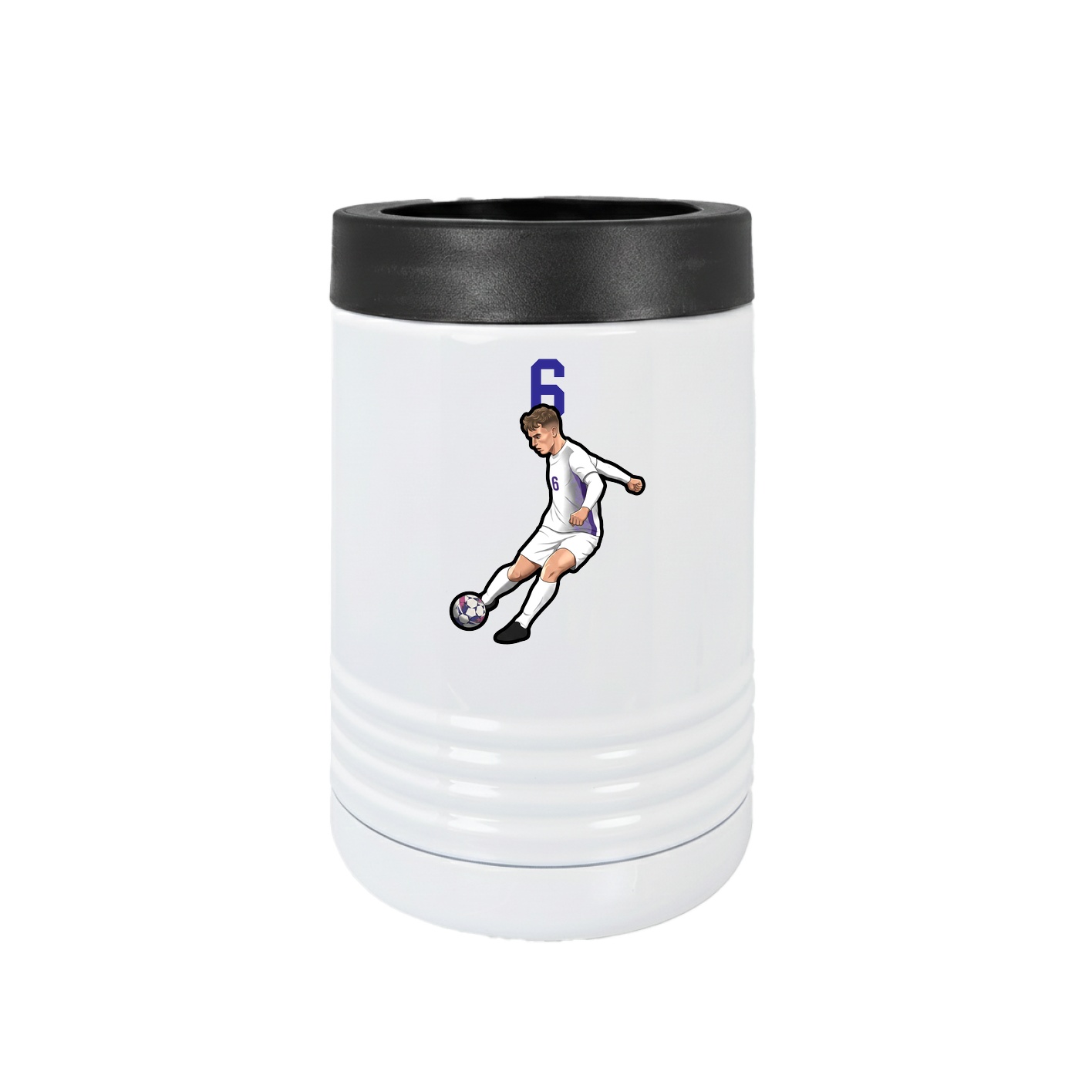 Beverage Holder — Number Top in White