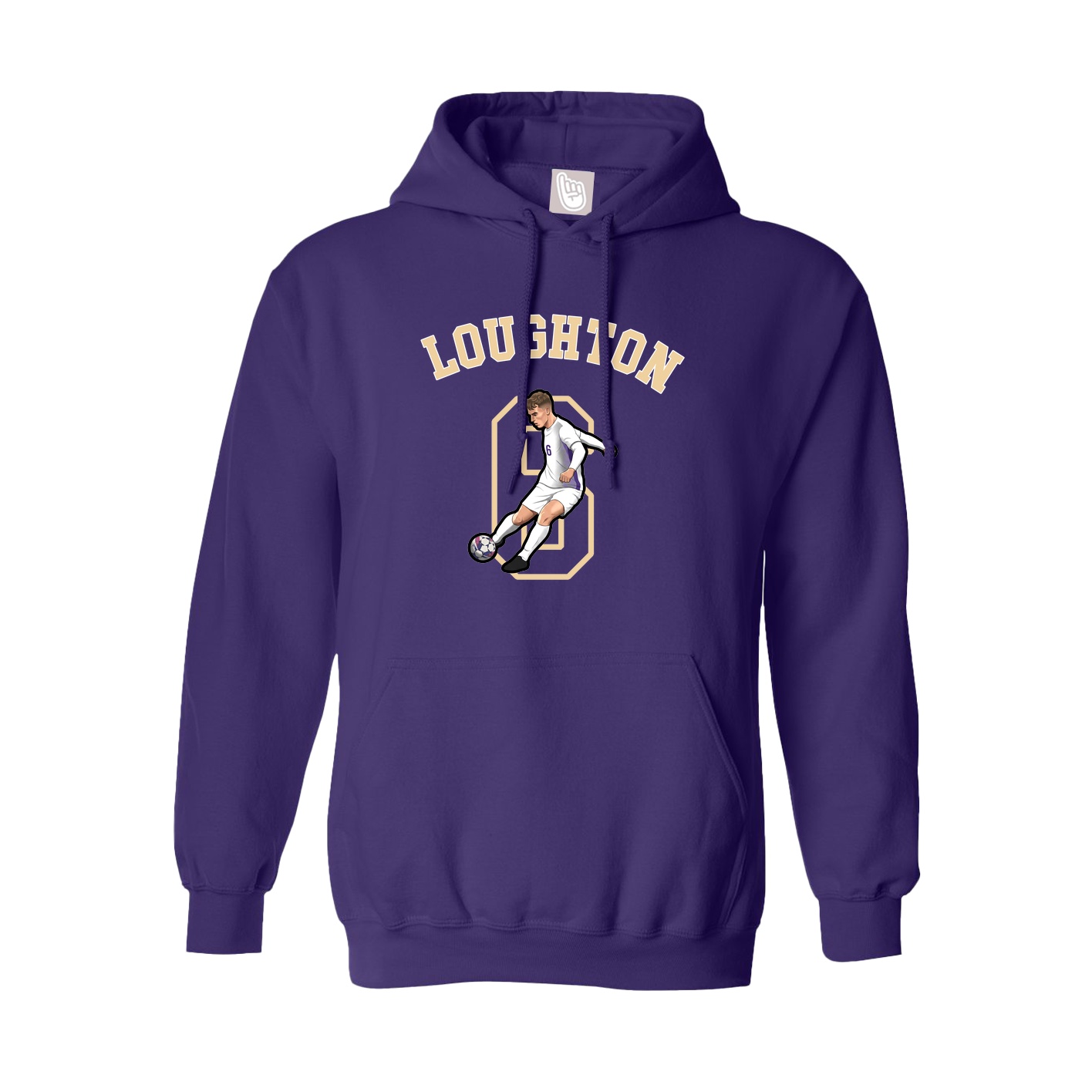 Youth Hoodie — Shirsey Arch in Purple