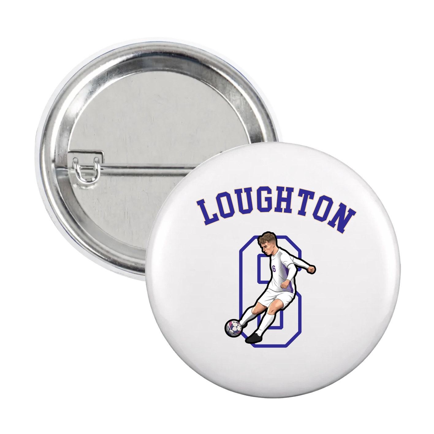 Game Day Button — Shirsey Arch in White