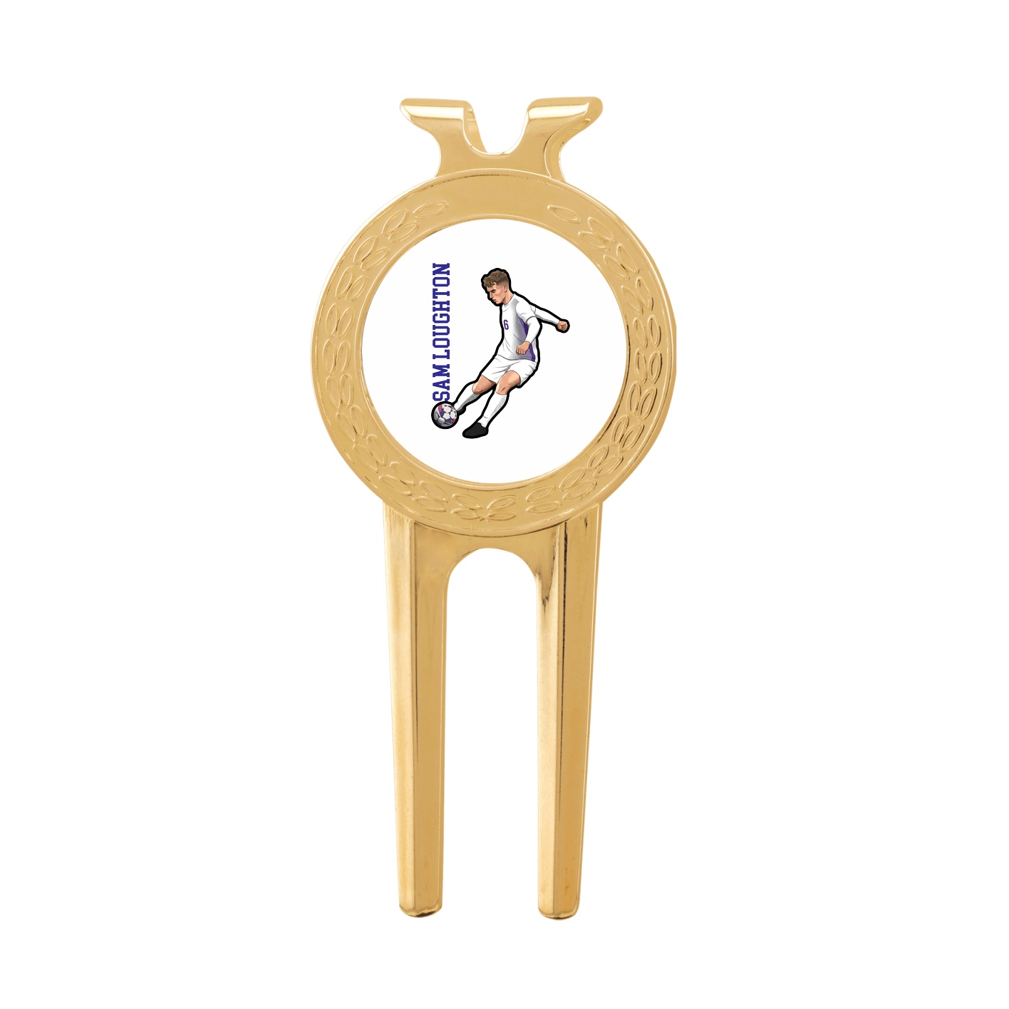 Divot Tool with Ball Marker — Name Vertical in Classic