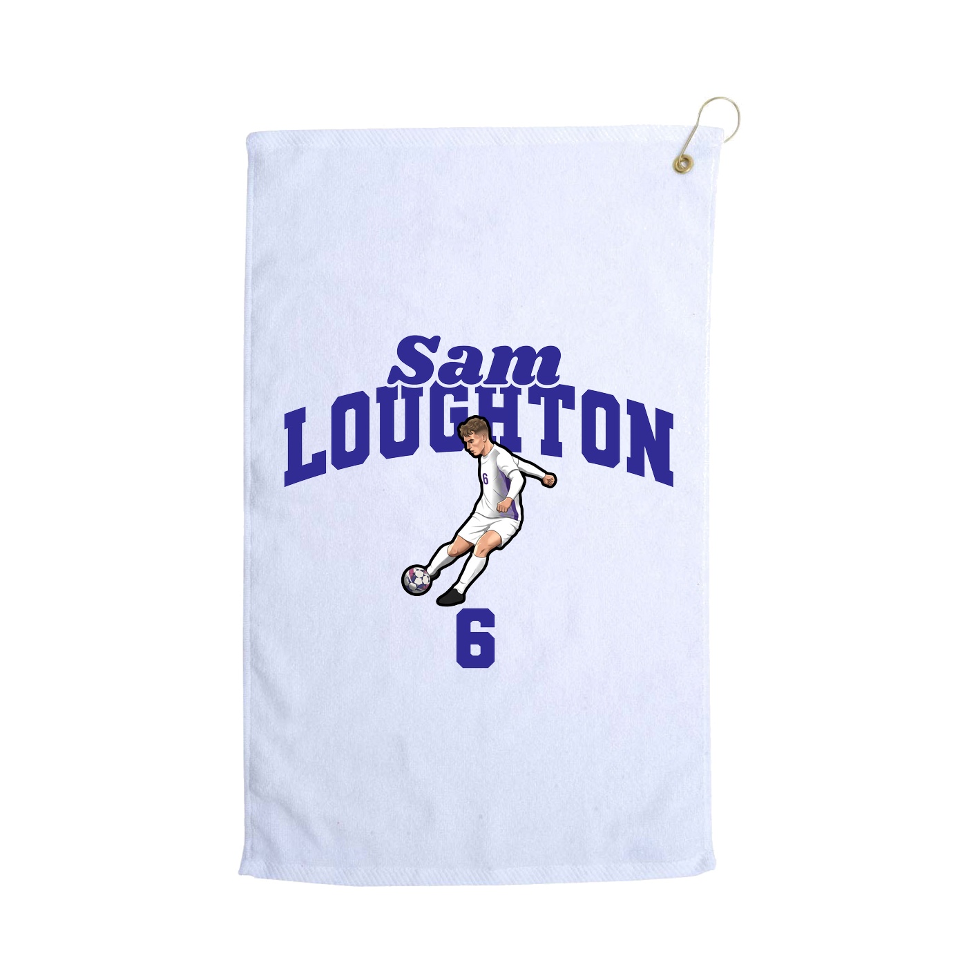 Golf Towel — Signature Arch in White