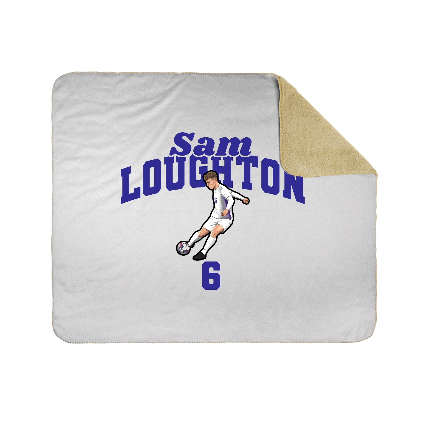Throw Blanket — Signature Arch in White
