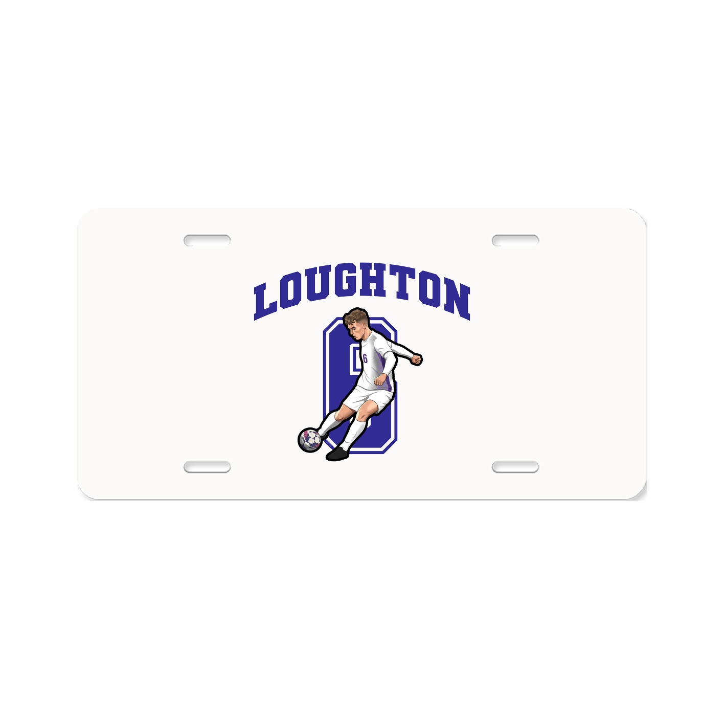 License Plate — Number in Classic